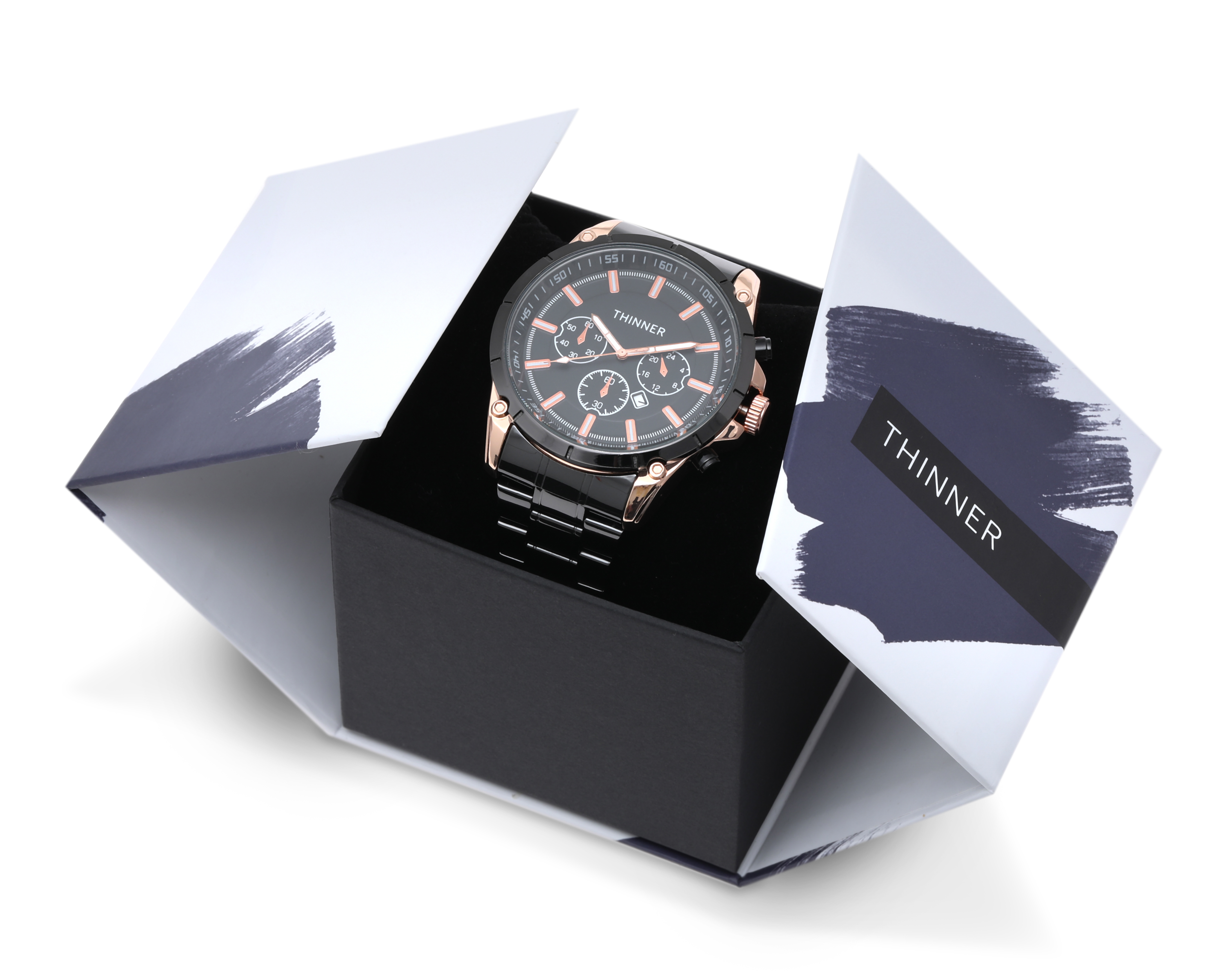 Foto 5 | Foto 5 | Reloj Thinner FL-037 Negro