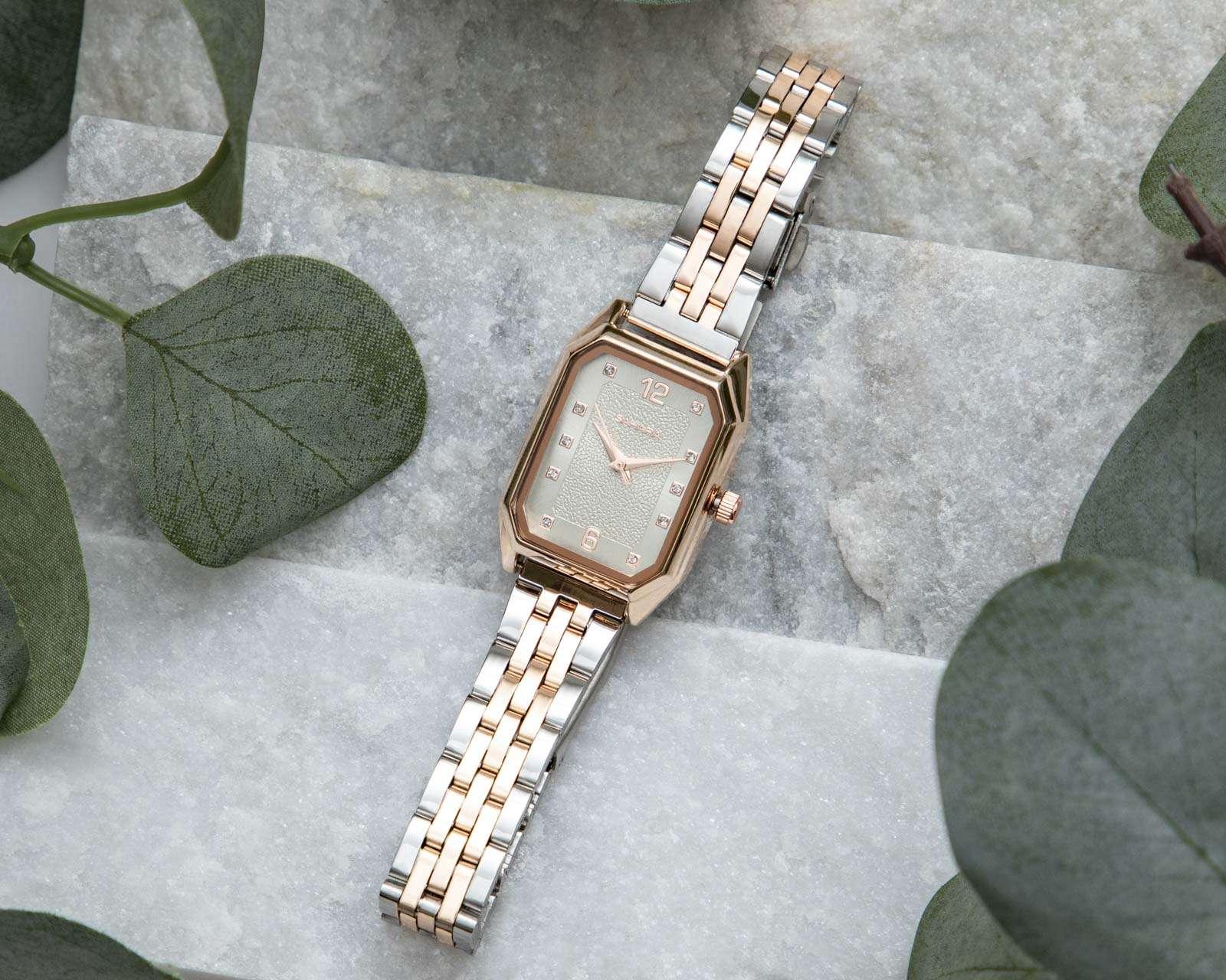 Foto 7 pulgar | Foto 6 | Reloj para Mujer Sahara FL-120 Oro Rosa