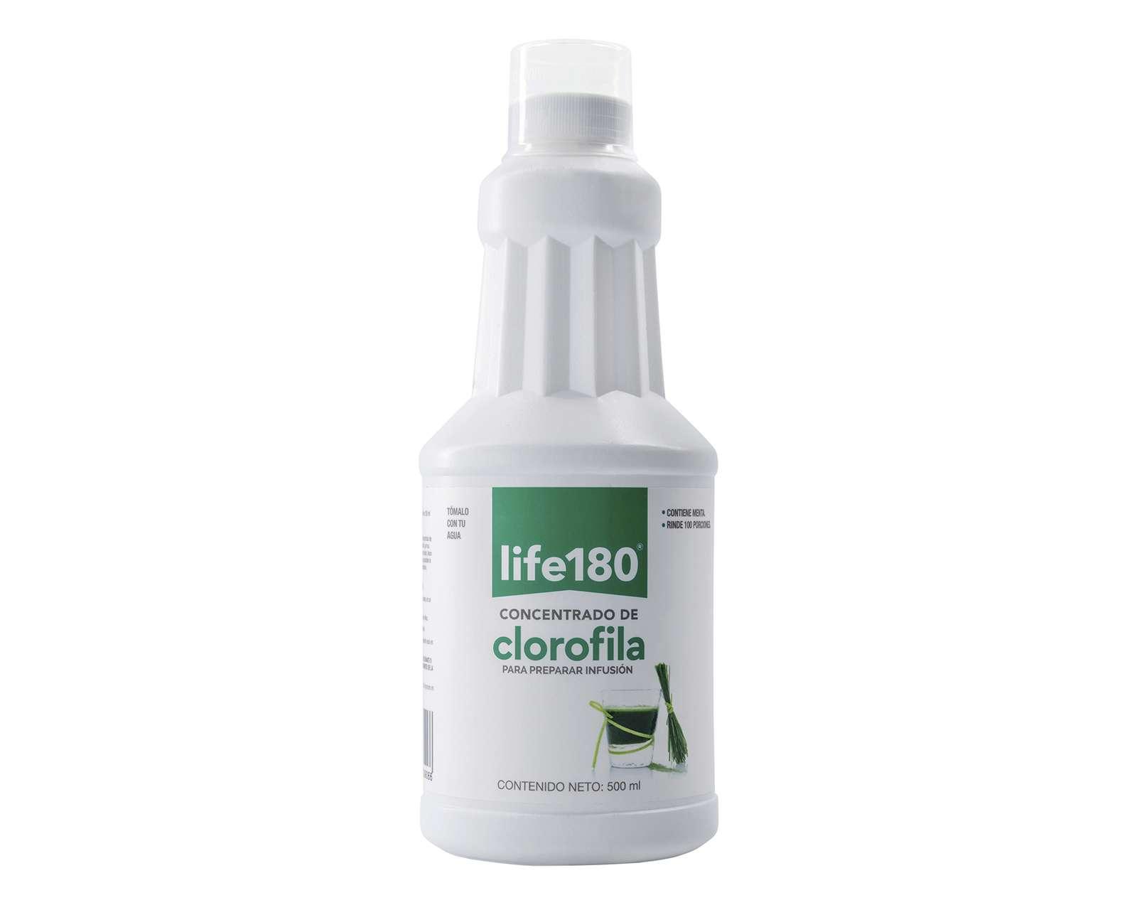 Suplemento Alimenticio Life 180 Clorofila 500 ml