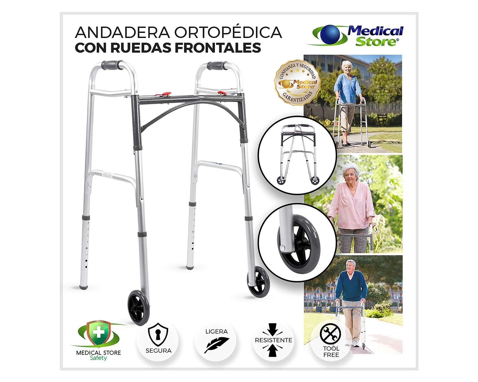 Foto 7 | Foto 7 | Andadera de Aluminio Medical Store Ajustable 8 Niveles de Altura