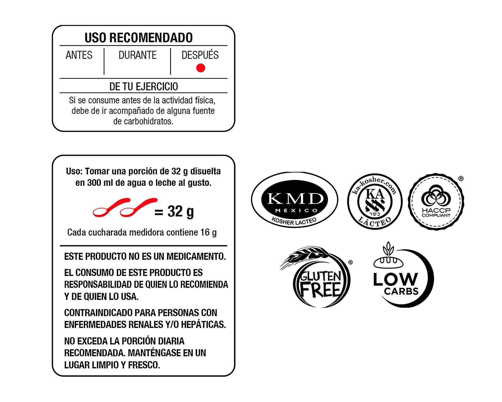 Foto 6 | Foto 6 | Proteína de Suero de Leche Evolution WP60 Sabor Chocolate sin Gluten 800 g