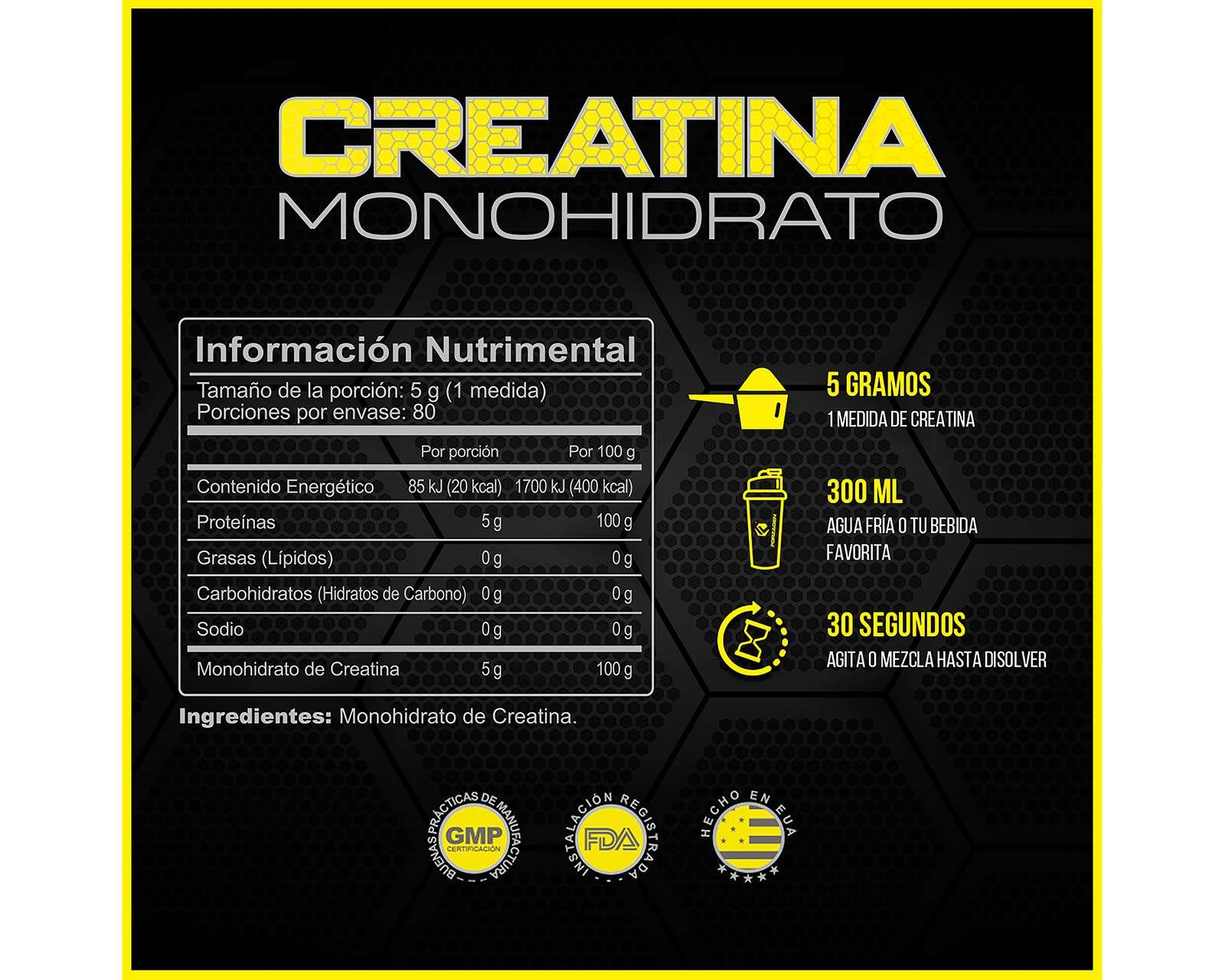 Foto 4 pulgar | Foto 3 | Suplemento Alimenticio Fozagen Creatina Monohidrato