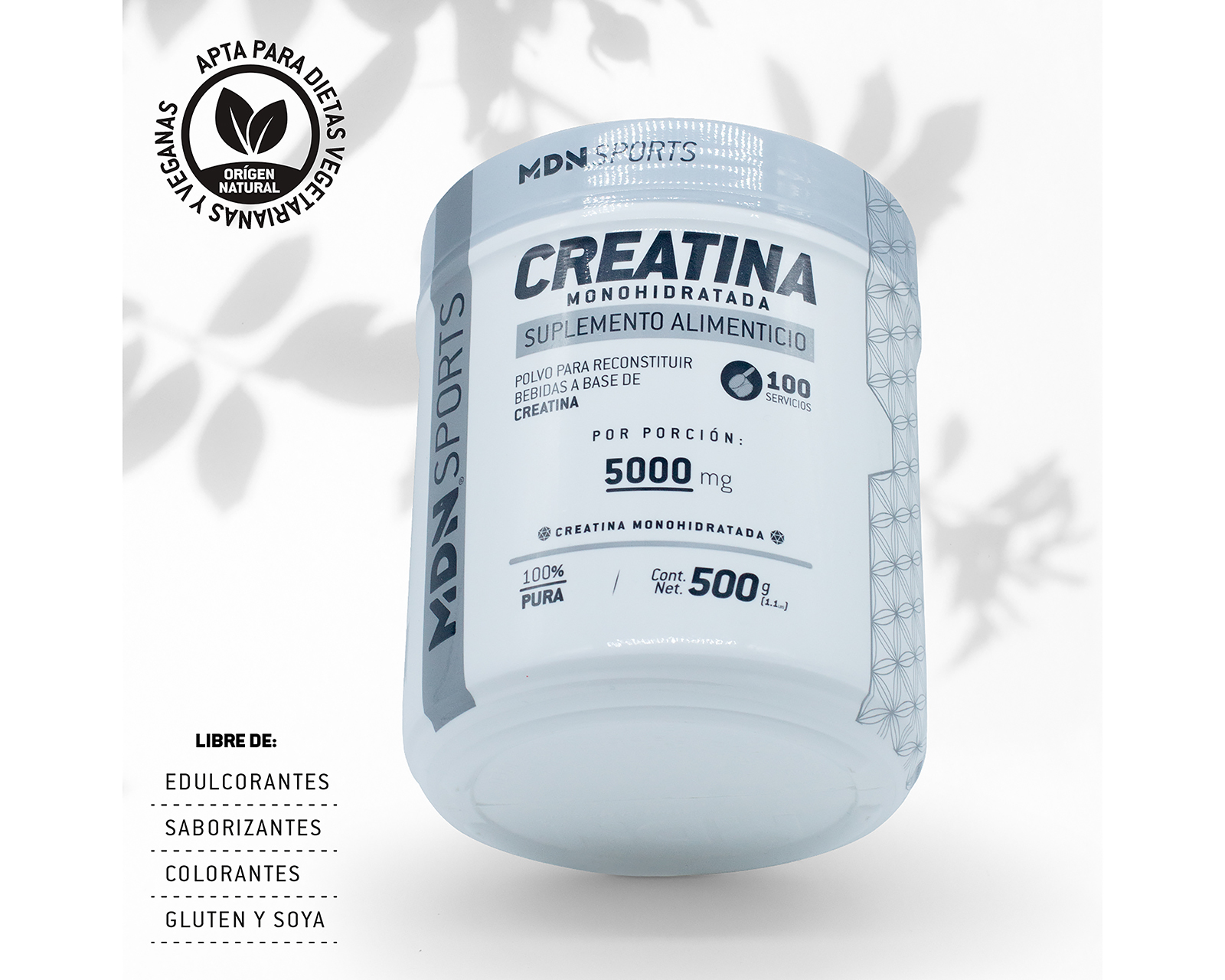 Foto 4 | Foto 4 | Creatina Monohidratada MDN Sports 500 g