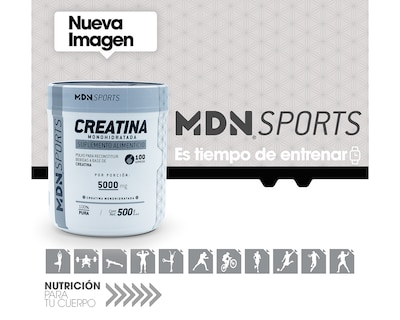 Foto 5 | Foto 5 | Creatina Monohidratada MDN Sports 500 g