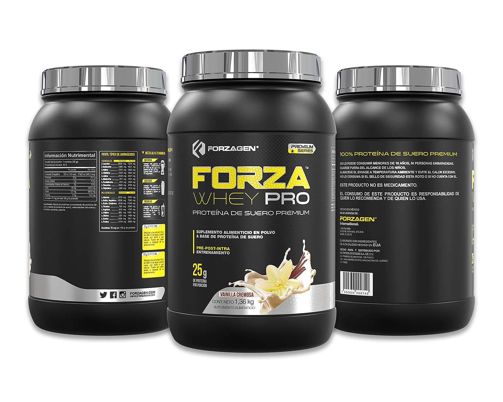Foto 3 pulgar | Foto 2 | Proteína Forzagen Whey Pro en Polvo