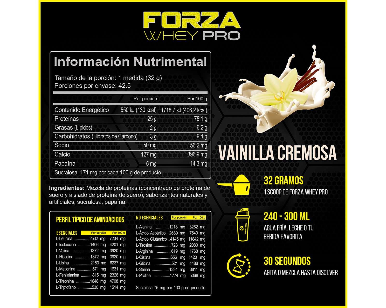 Foto 4 pulgar | Foto 3 | Proteína Forzagen Whey Pro en Polvo