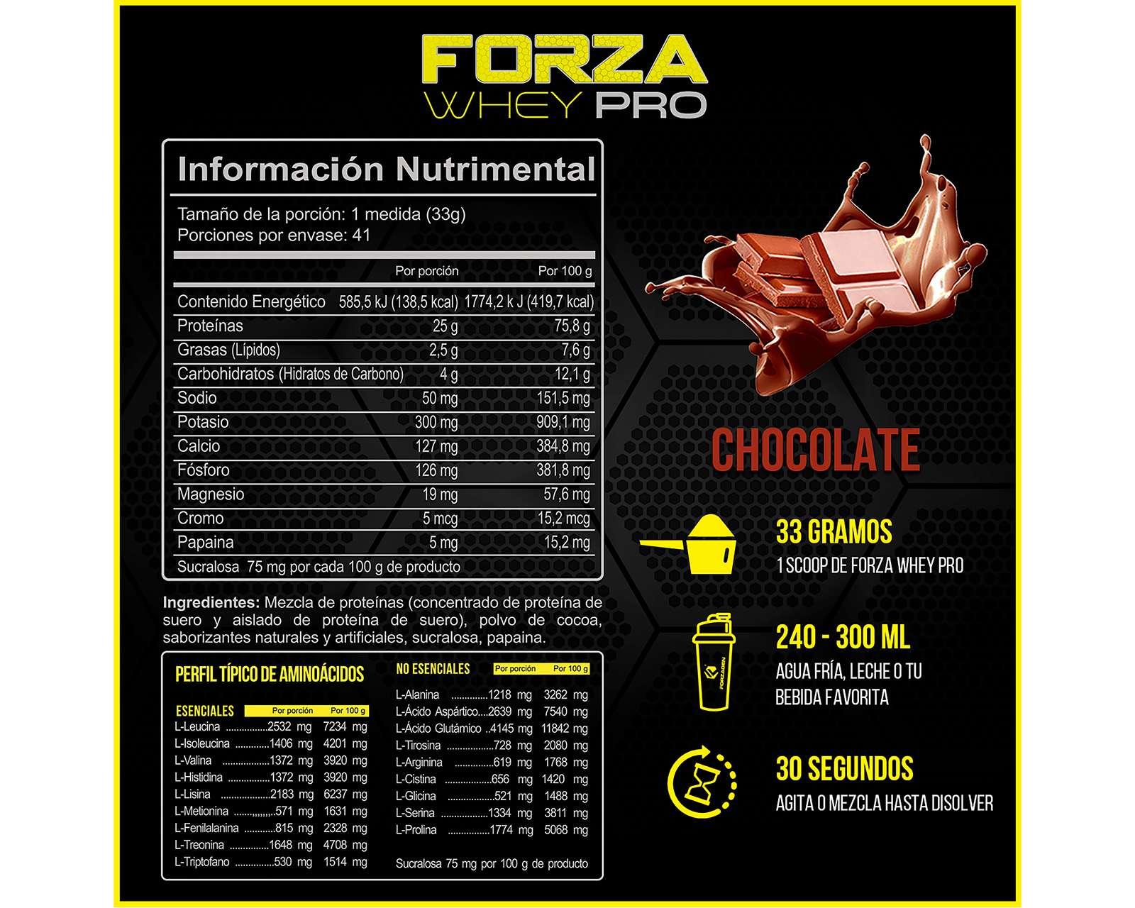 Foto 4 pulgar | Foto 3 | Suplemento Alimenticio Forzawhey-Pro Chocolate