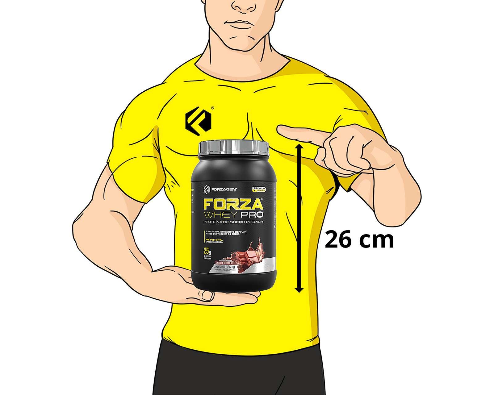 Foto 6 pulgar | Foto 5 | Suplemento Alimenticio Forzawhey-Pro Chocolate