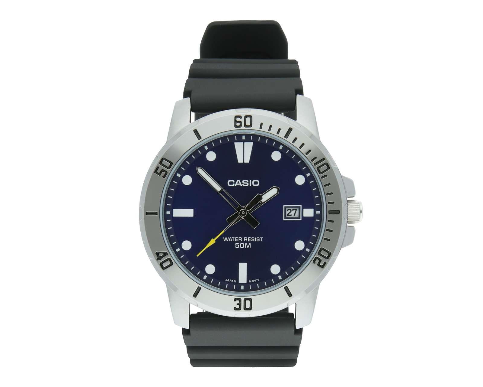 Reloj para Hombre Casio MTP-VD01-2EVCF Negro