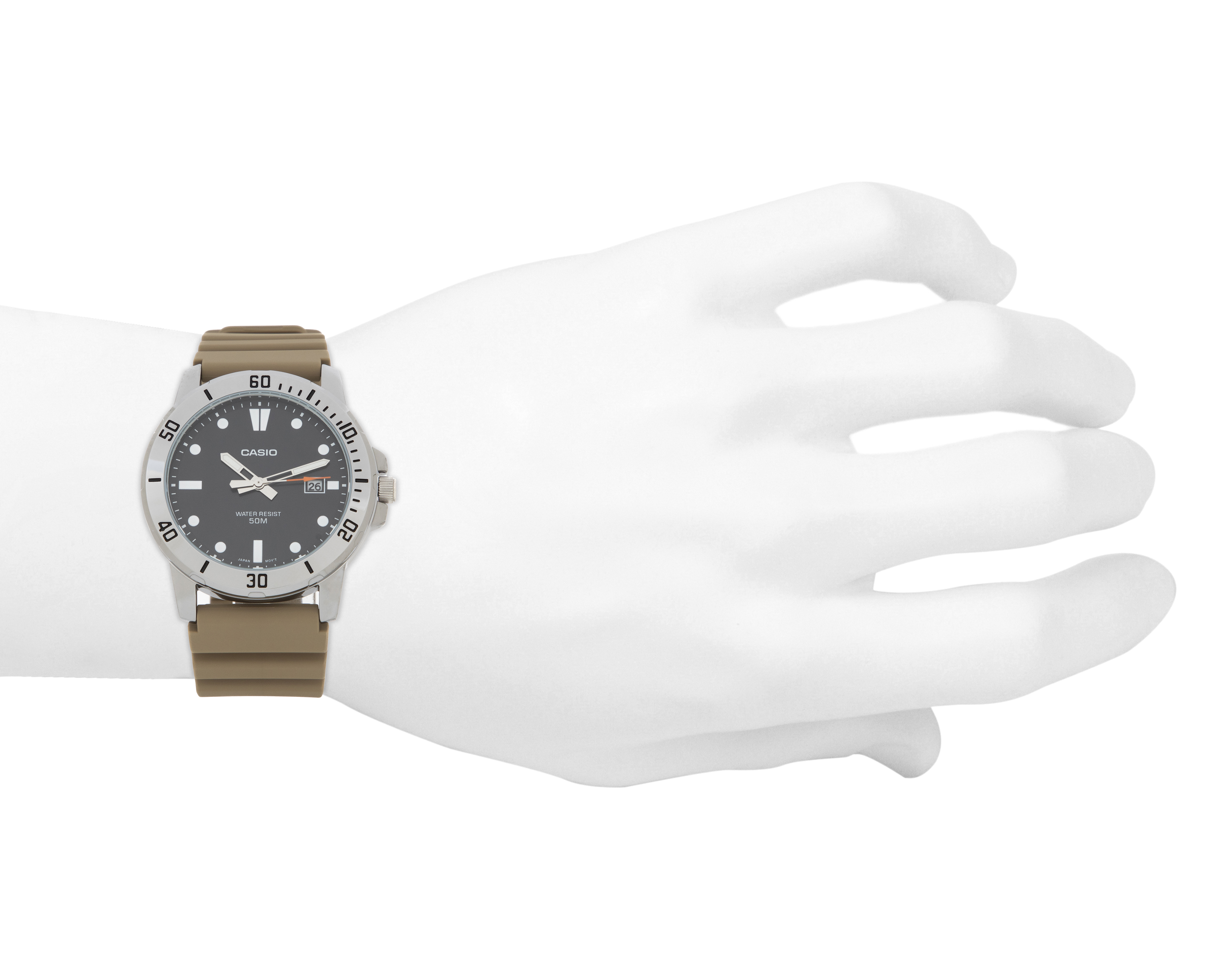 Foto 5 pulgar | Foto 4 | Reloj para Hombre Casio MTP-VD01-5EVCF Café