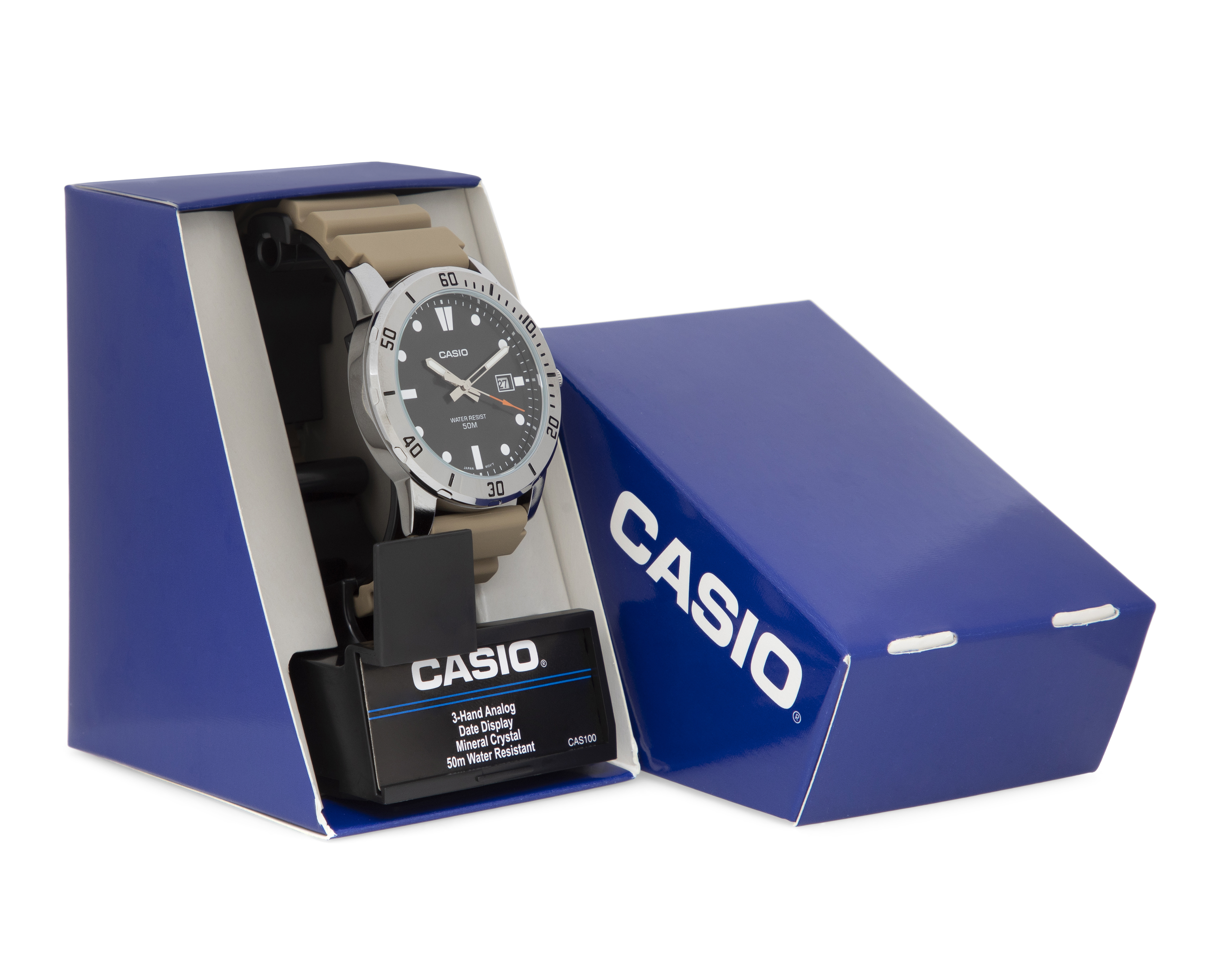 Foto 5 | Foto 5 | Reloj para Hombre Casio MTP-VD01-5EVCF Café