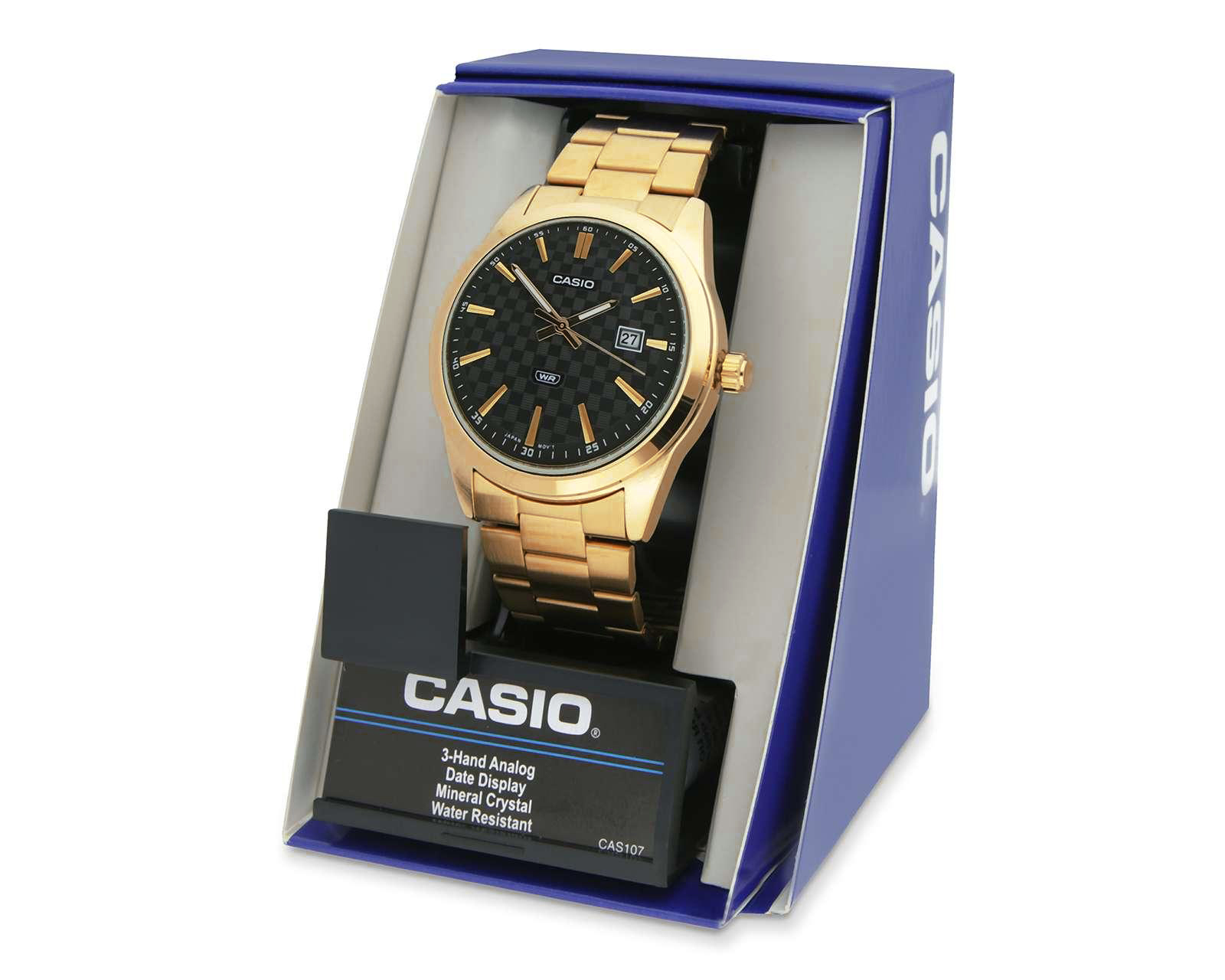 Foto 5 | Foto 5 | Reloj para Hombre Casio MTP-VD03G-1ACF Dorado