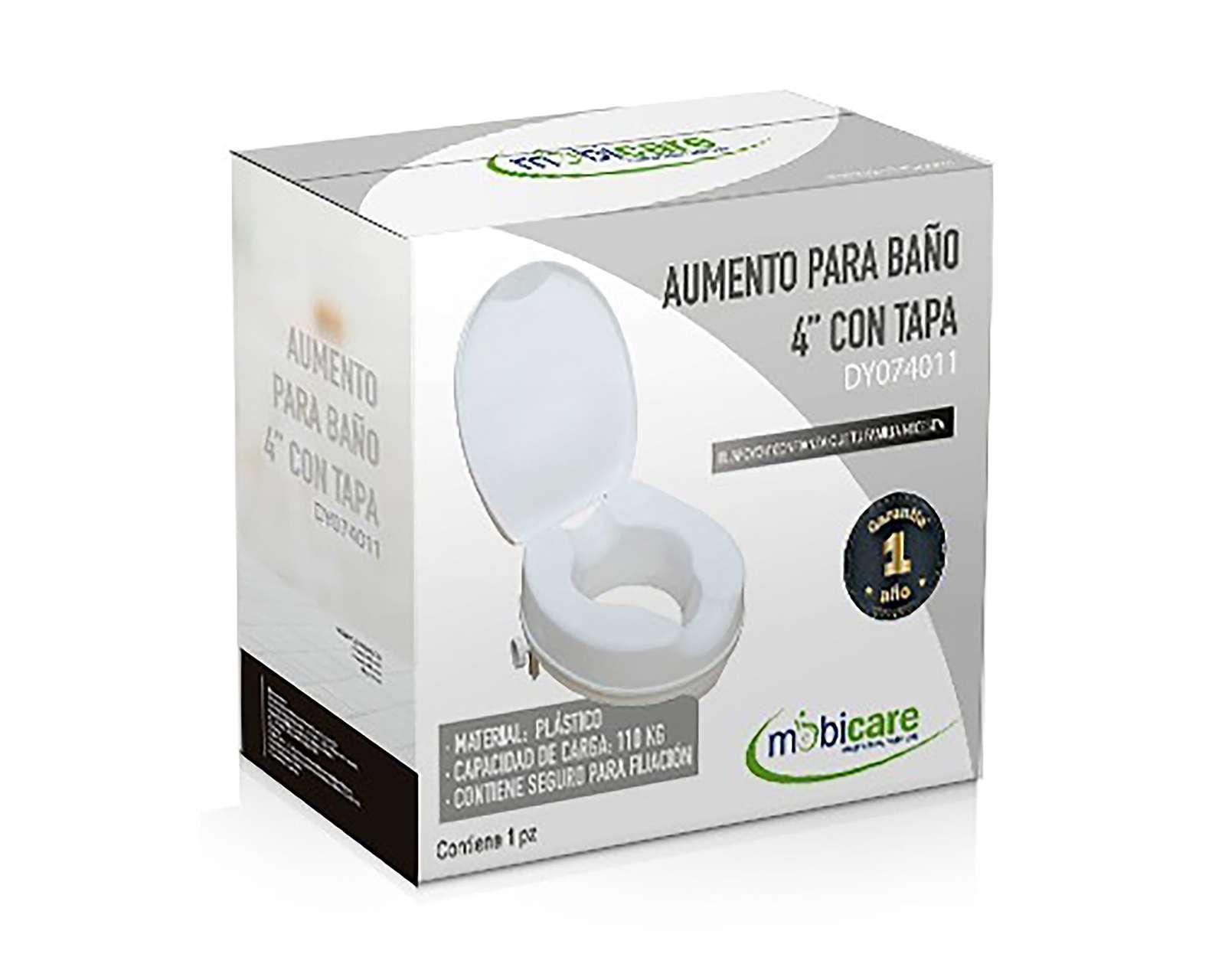 Foto 5 pulgar | Foto 4 | Asiento para Baño de Plástico Homecare con Tapa