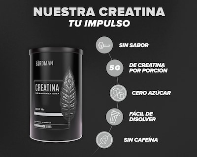 Foto 2 | Foto 2 | Creatina Monohidratada Birdman de Alta Pureza 450 g