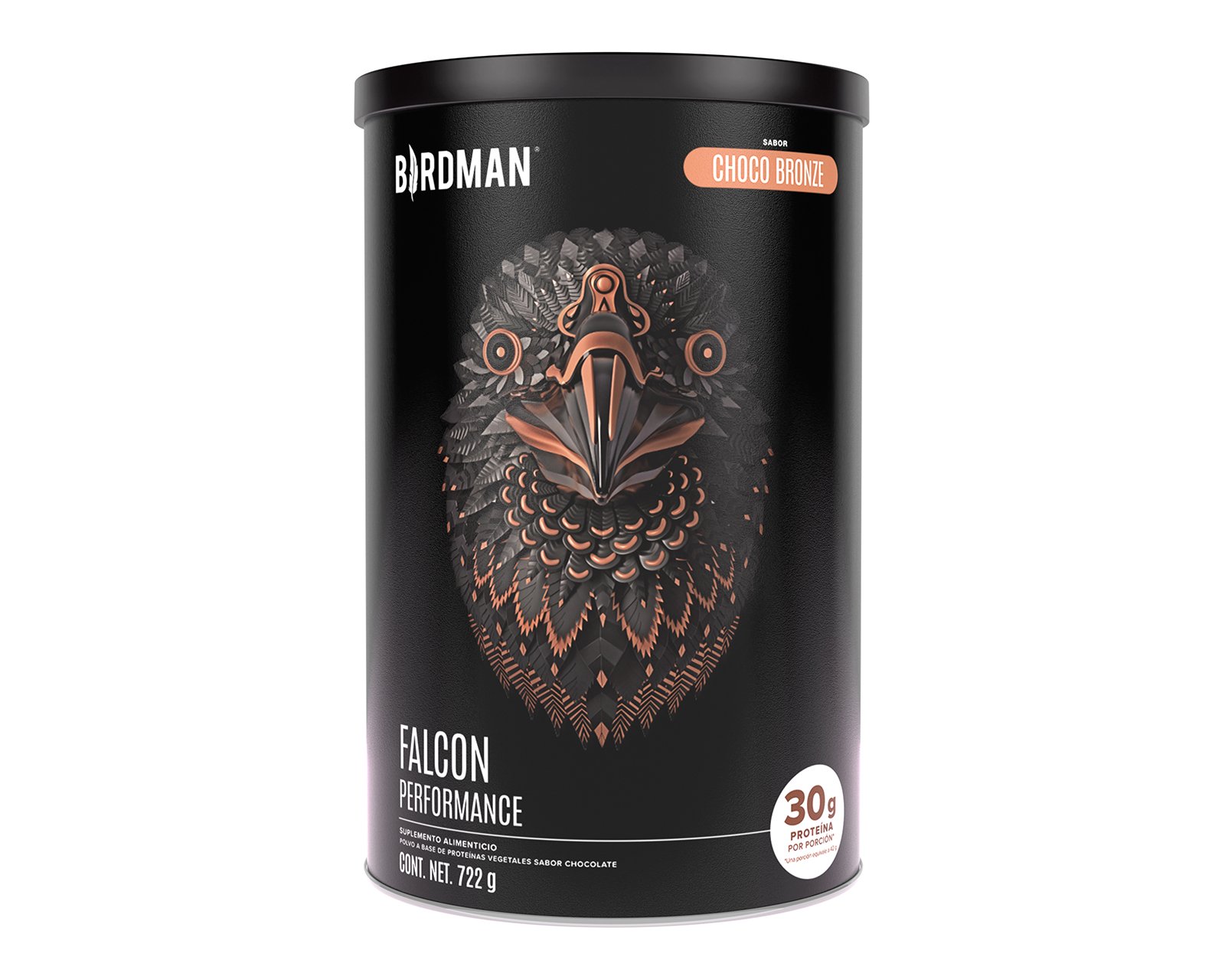 Foto 2 pulgar | Foto 1 | Proteína Vegetal Birdman Falcon Sabor Chocolate 722 g