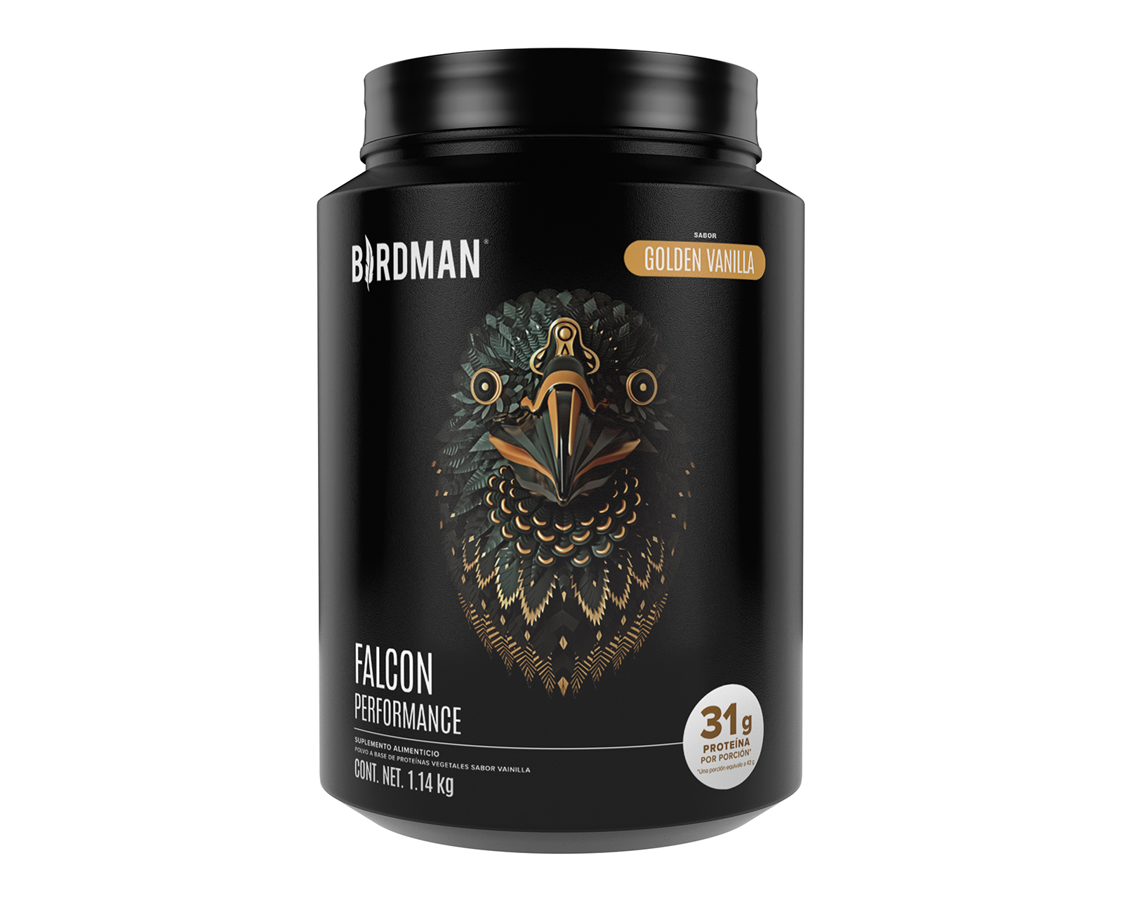 Proteína Vegetal Birdman Falcon Performance Sabor Vainilla 1.14 kg