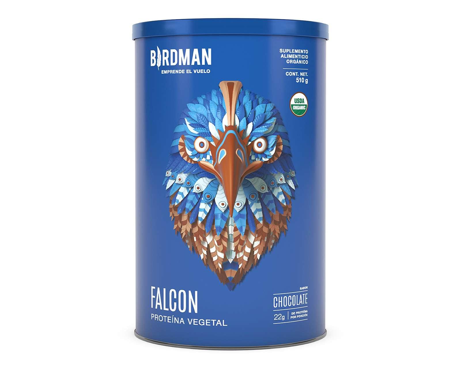 Proteína Vegetal Birdman Falcon Sabor Chocolate 510 g