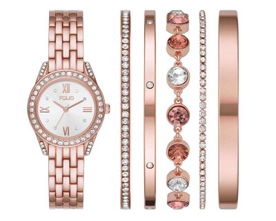 Foto 1 | Foto 1 | Reloj para Mujer Folio FMDFL2031 con 5 Accesorios