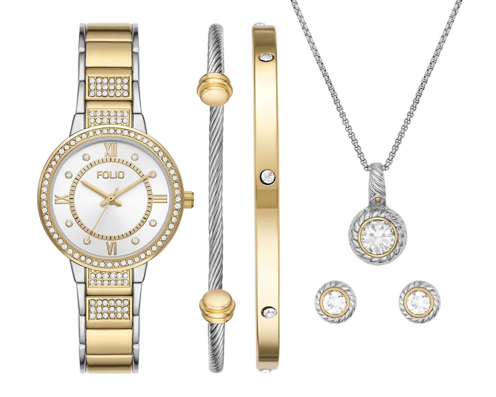 Foto 1 | Foto 1 | Reloj Folio FMDFL2038 con 4 Accesorios