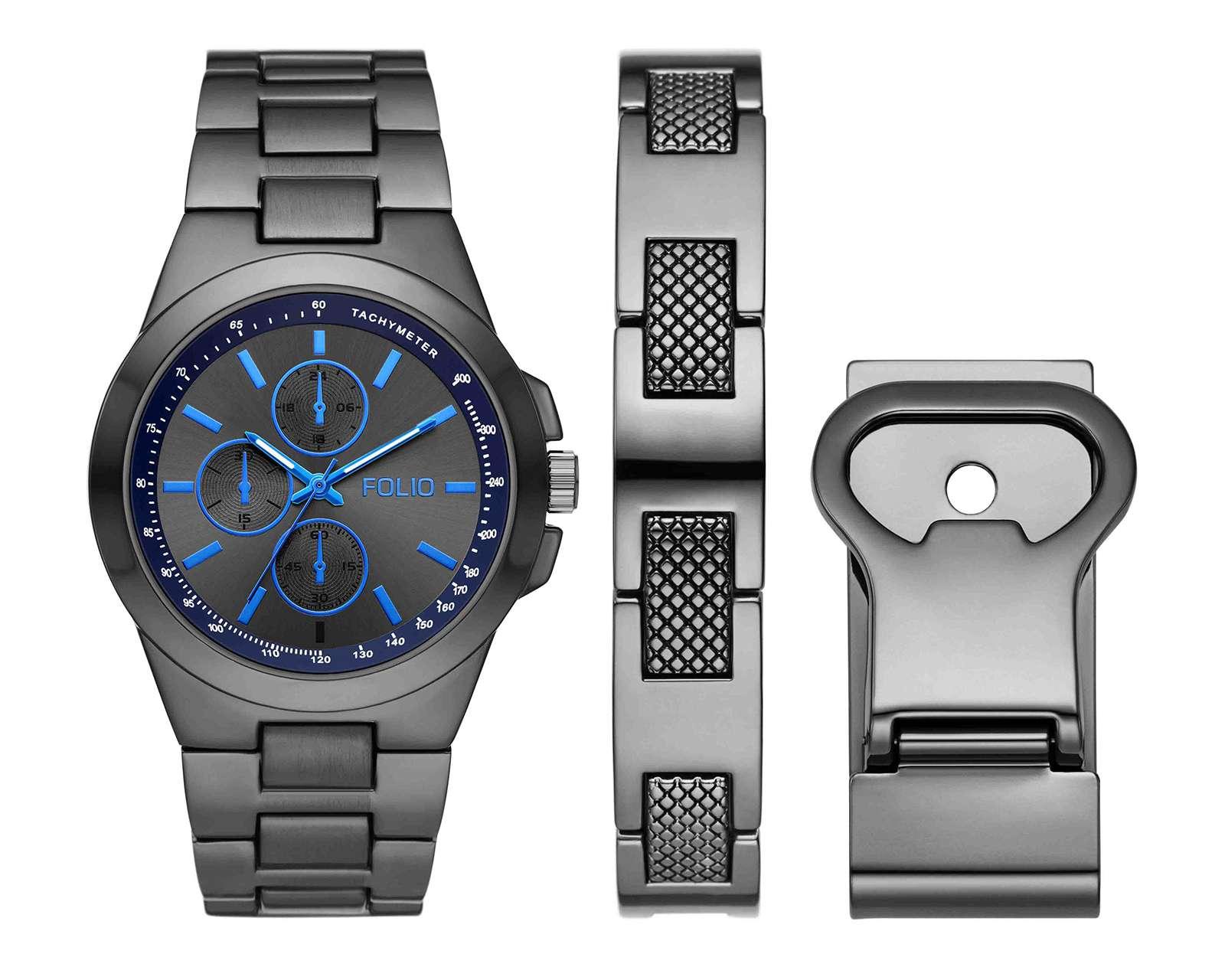 Reloj Folio FMDFL6028 con 2 Accesorios