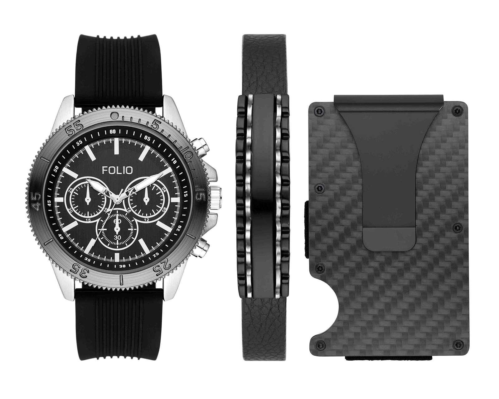 Foto 2 pulgar | Foto 1 | Reloj Folio FMDFL6029 con 2 Accesorios