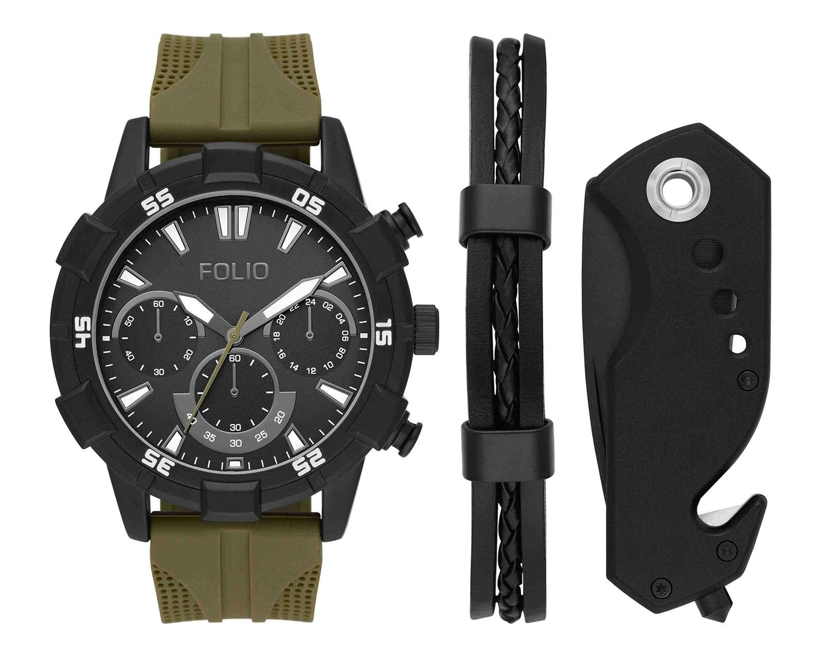 Foto 1 | Foto 1 | Reloj Folio FMDFL6031 con 2 Accesorios