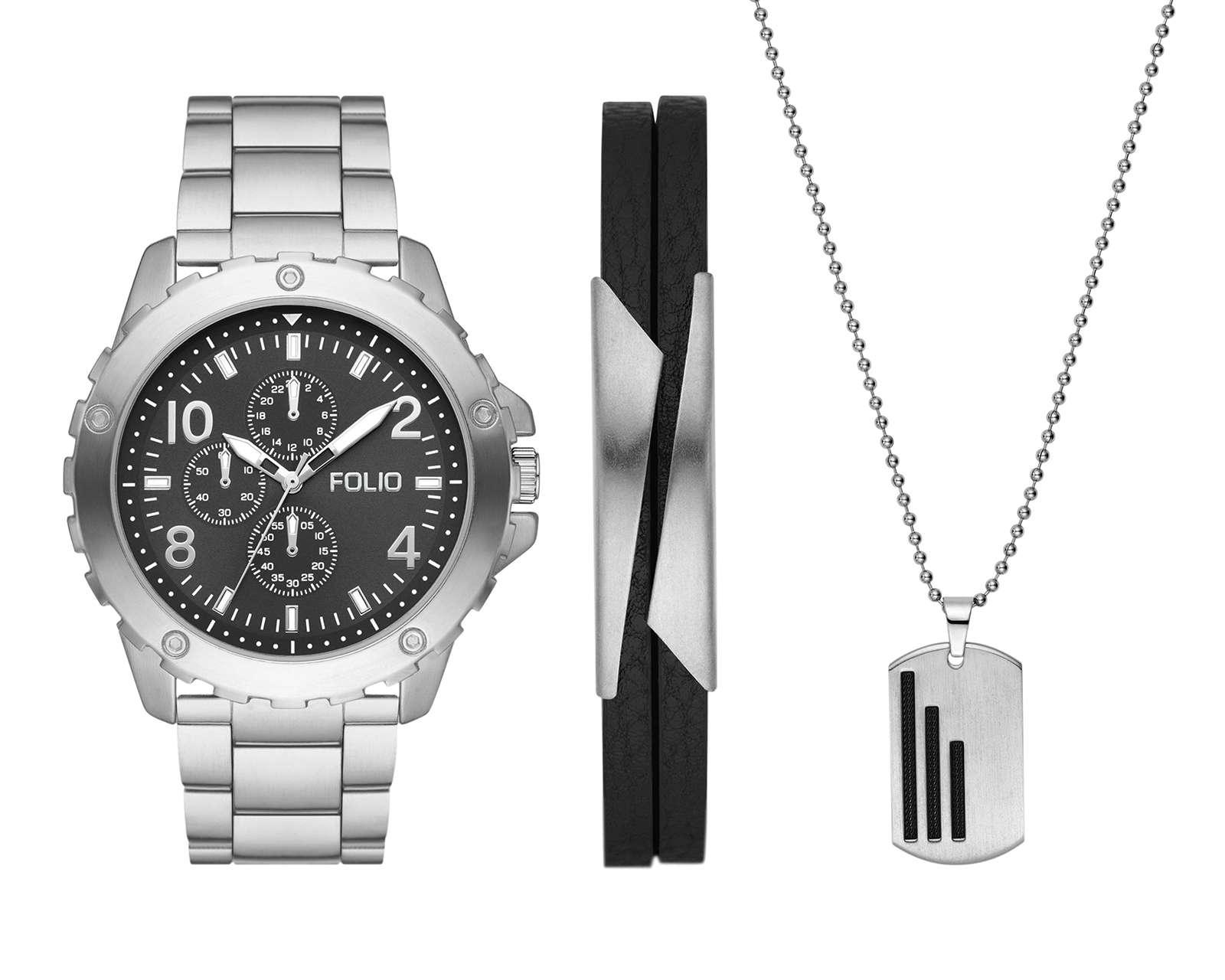 Reloj Folio para Hombre FMDFL6032 con 2 Accesorios