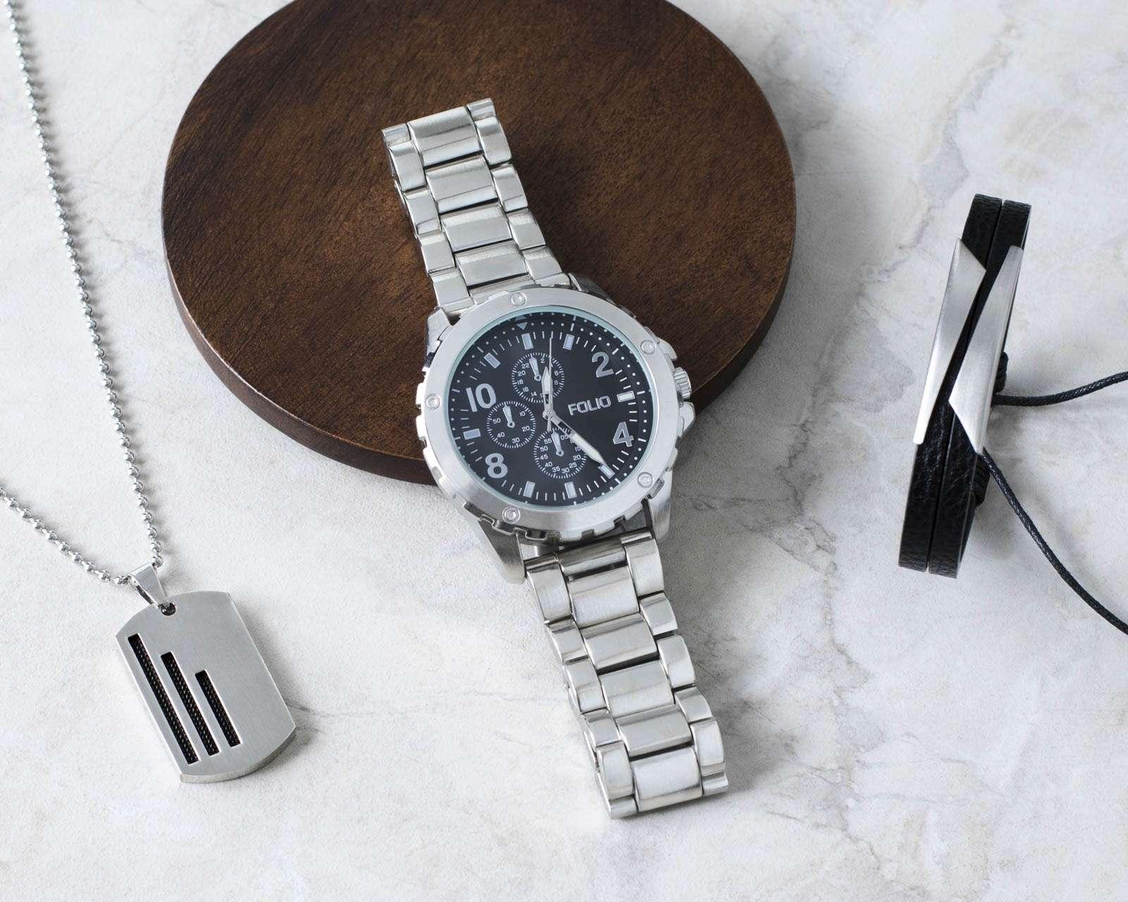 Foto 7 pulgar | Foto 6 | Reloj Folio para Hombre FMDFL6032 con 2 Accesorios