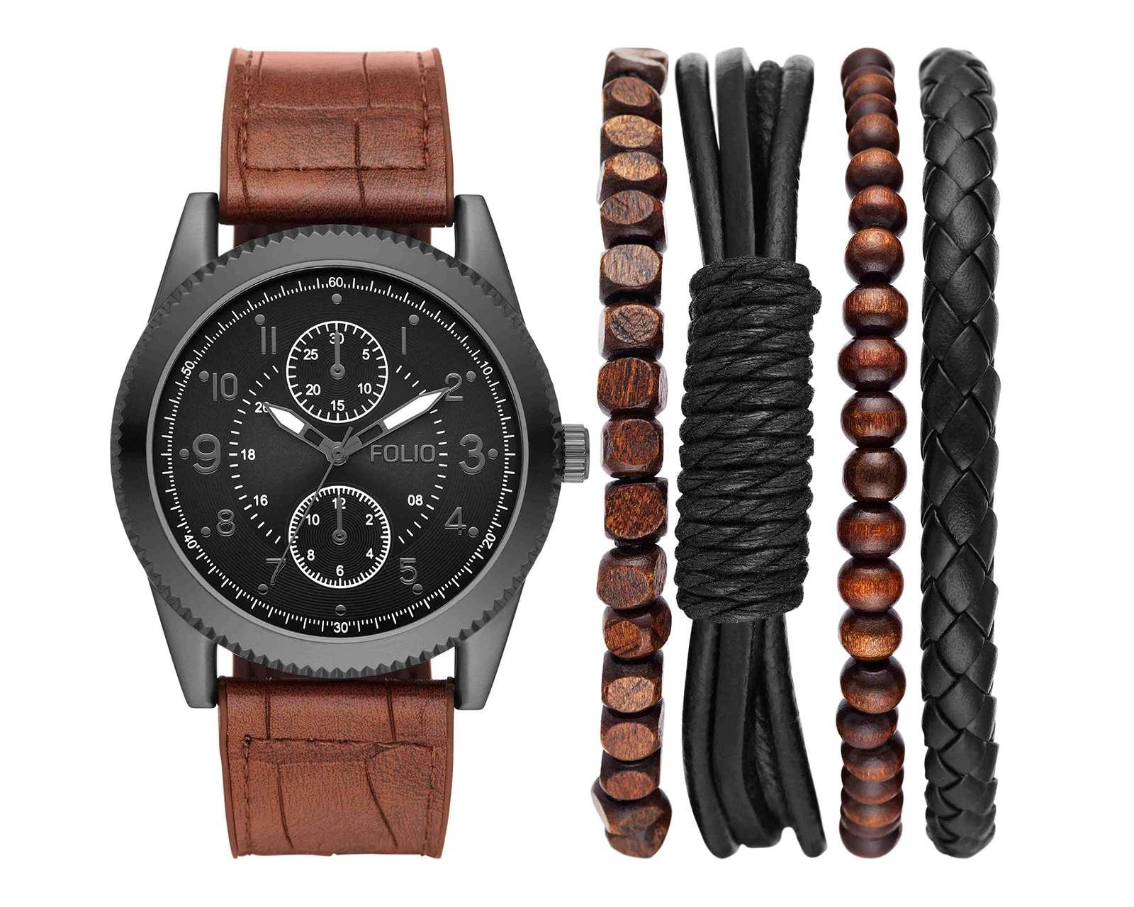 Foto 2 pulgar | Foto 1 | Reloj Folio FMDFL6034 con 4 Accesorios