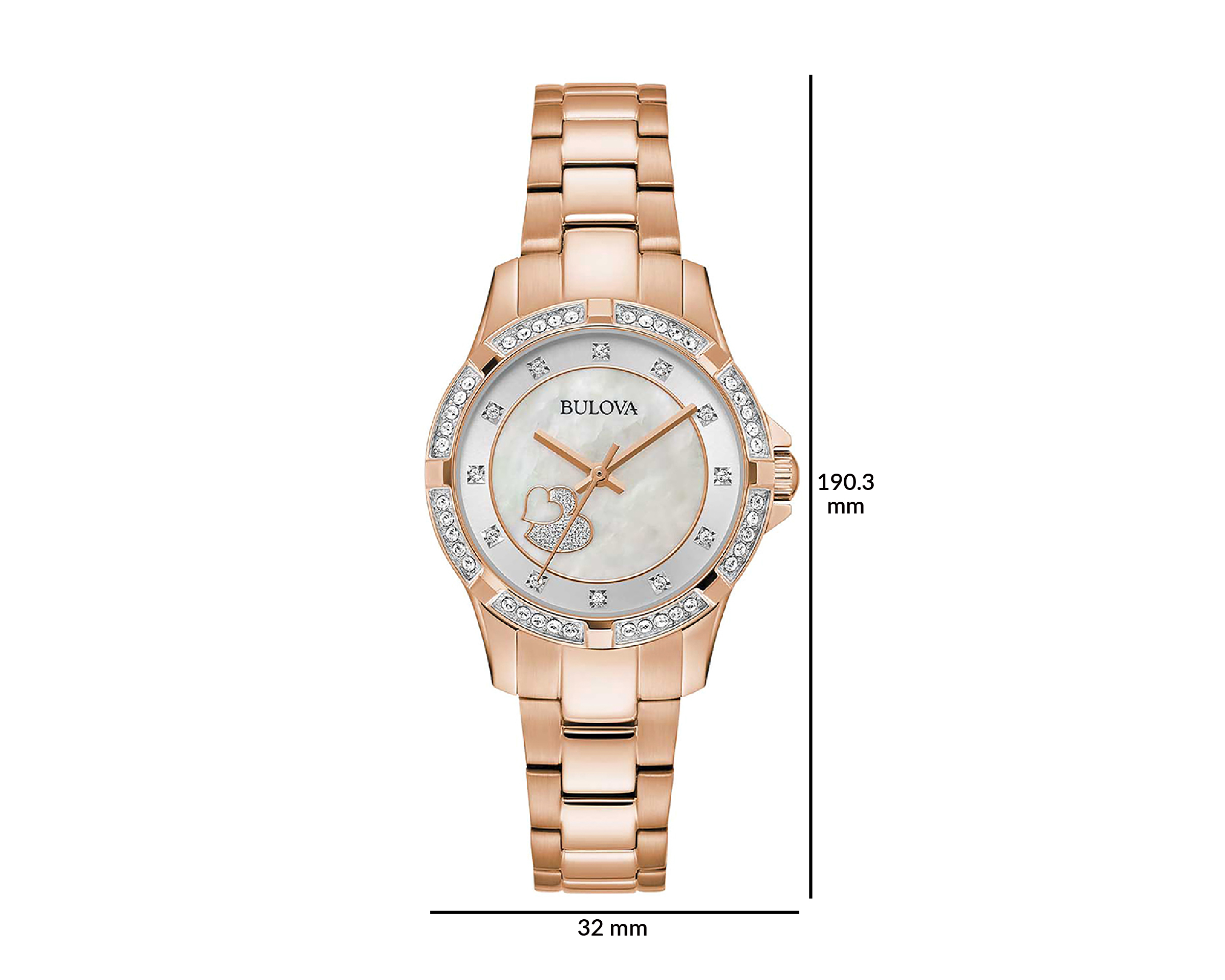 Foto 6 pulgar | Foto 5 | Reloj Bulova 98L303 Oro Rosa