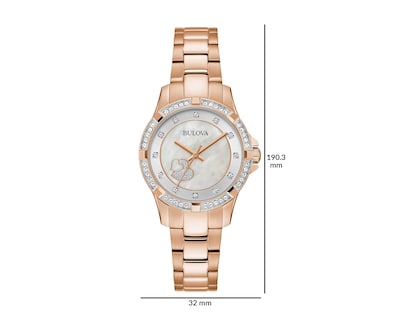 Foto 5 | Foto 5 | Reloj Bulova 98L303 Oro Rosa