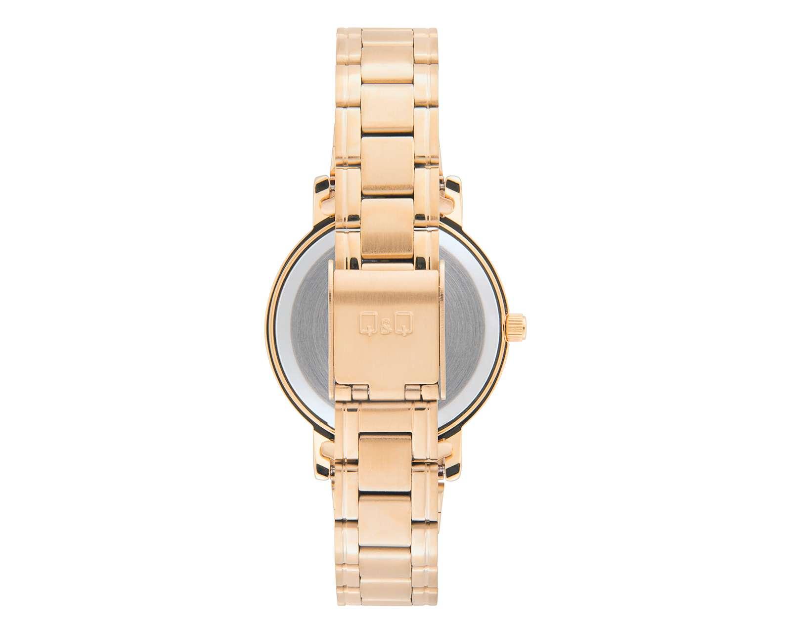 Foto 4 pulgar | Foto 3 | Reloj Q&Q C18A-003PY Dorado