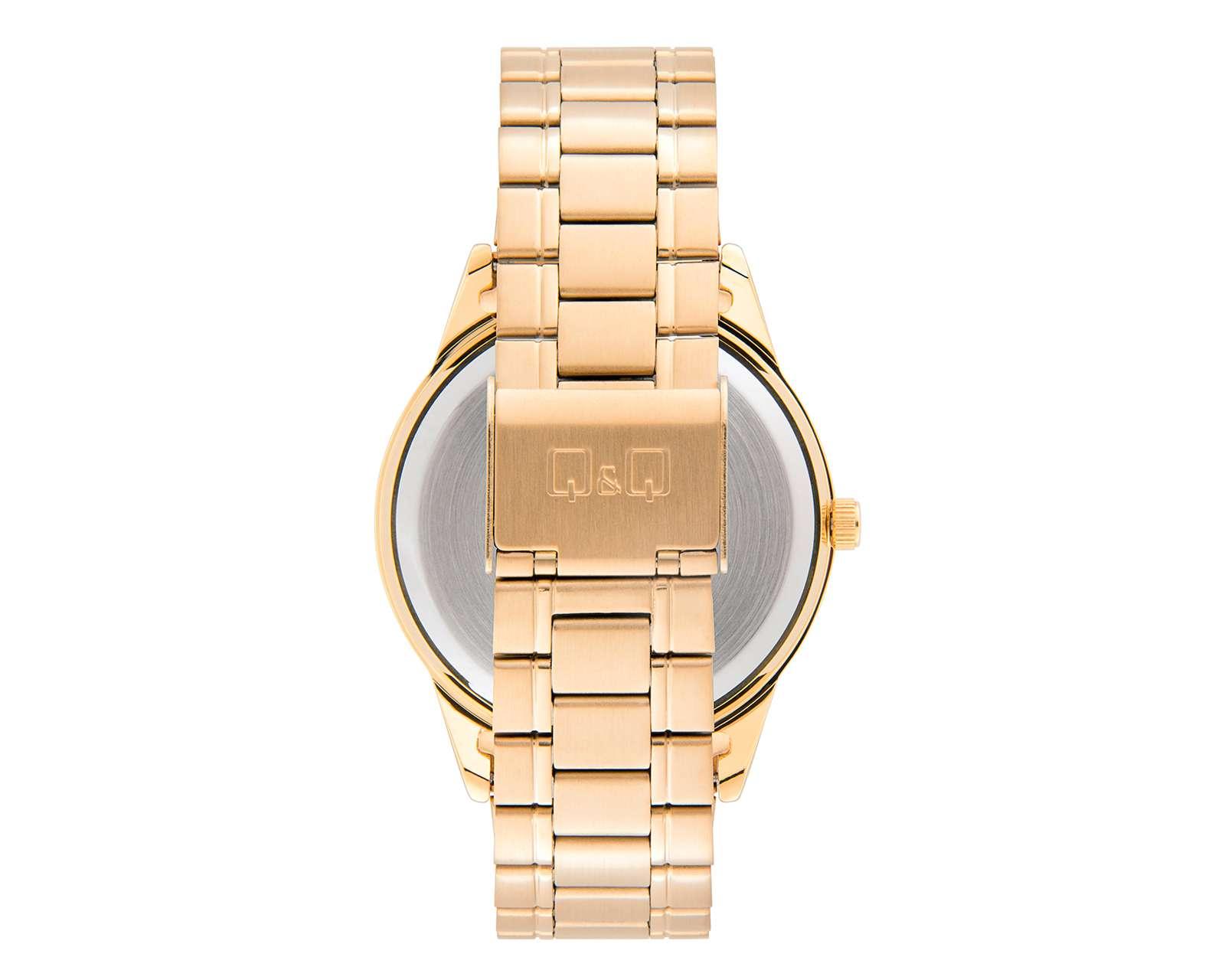 Foto 3 | Foto 3 | Reloj Q&Q C00A-006PY Dorado