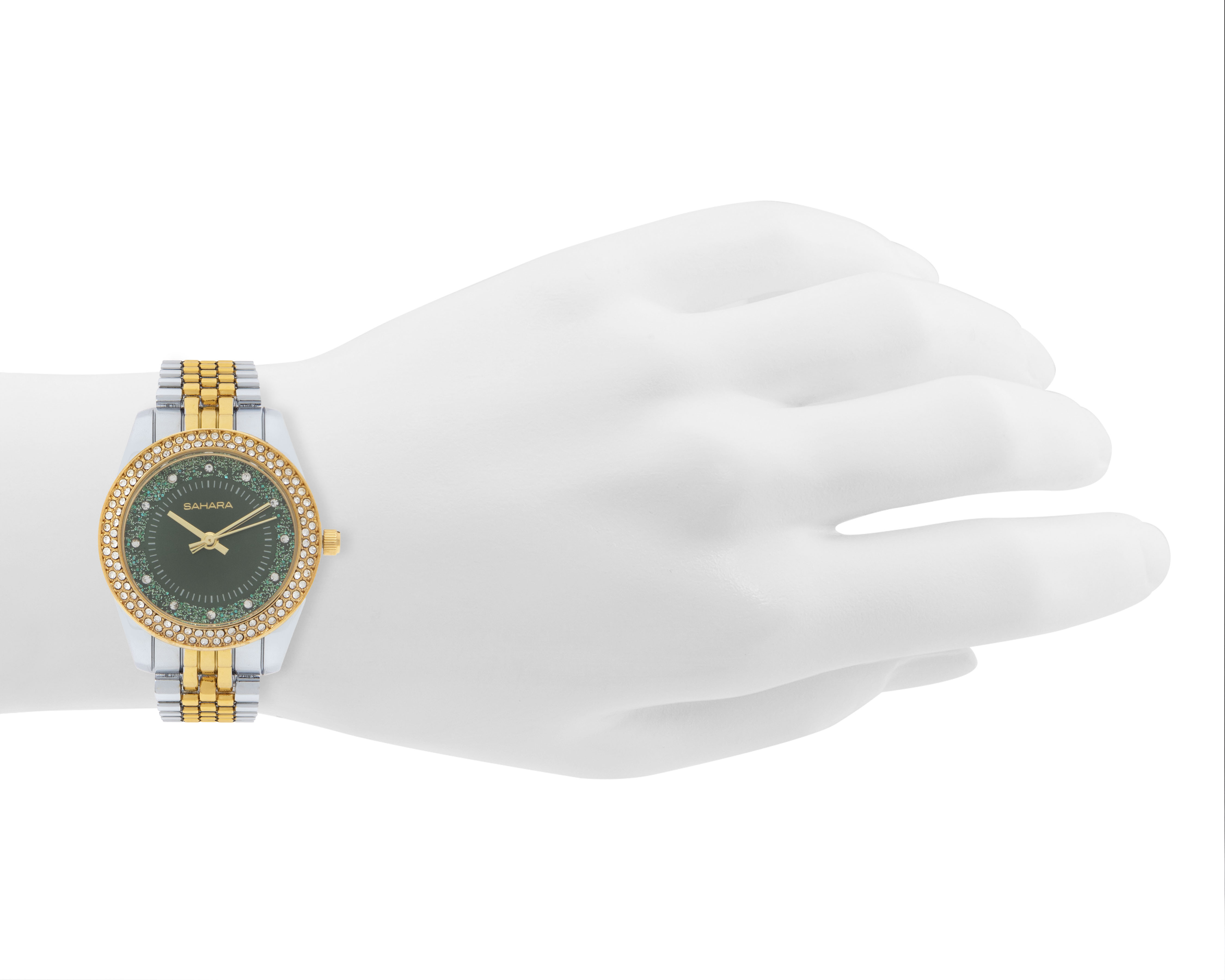 Foto 5 pulgar | Foto 4 | Reloj Sahara UT-A1572 Plateado-Dorado