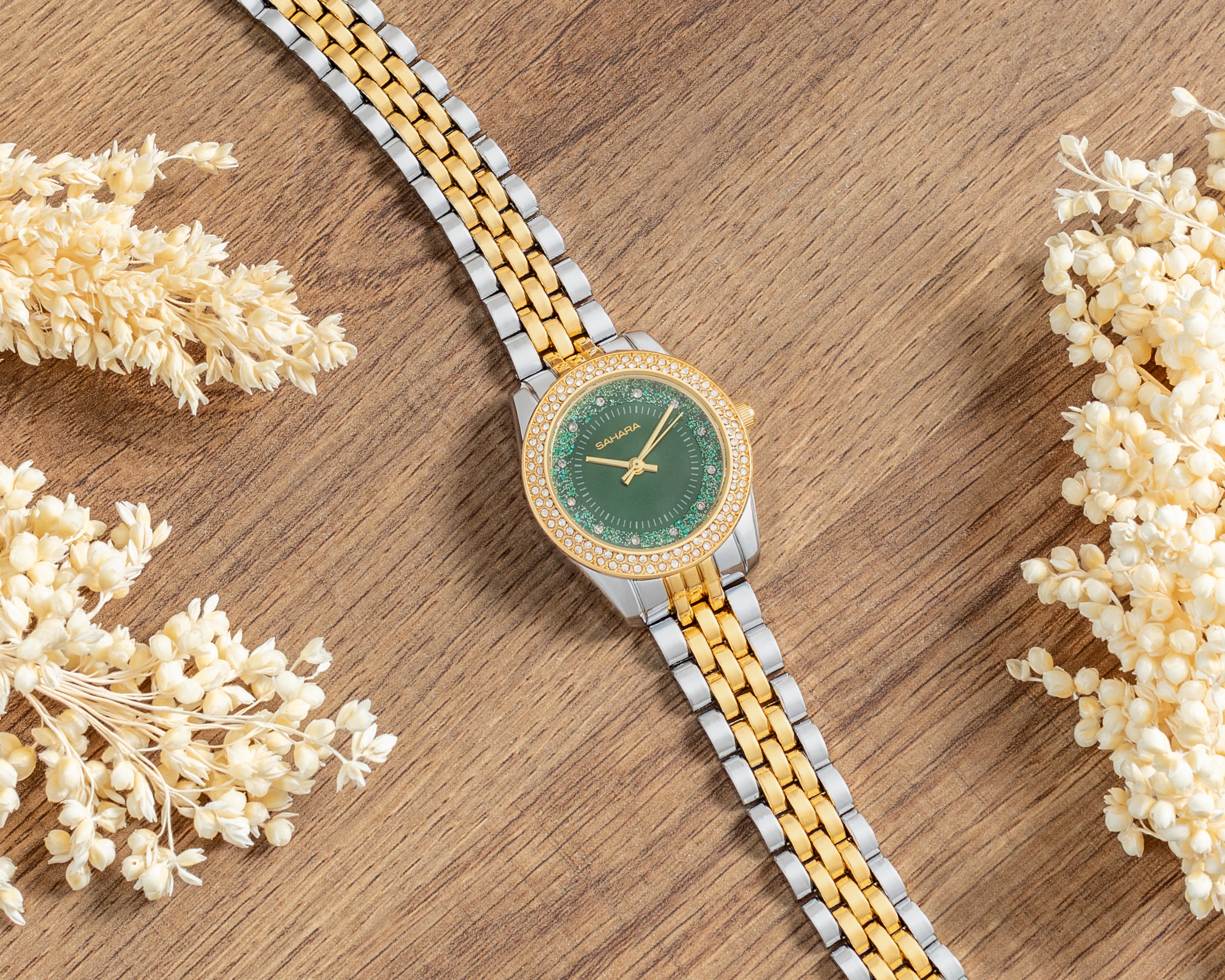 Foto 7 pulgar | Foto 6 | Reloj Sahara UT-A1572 Plateado-Dorado