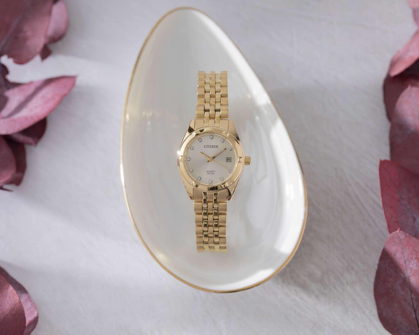 Foto 5 pulgar | Foto 4 | Reloj para Mujer Citizen 60882 Dorado
