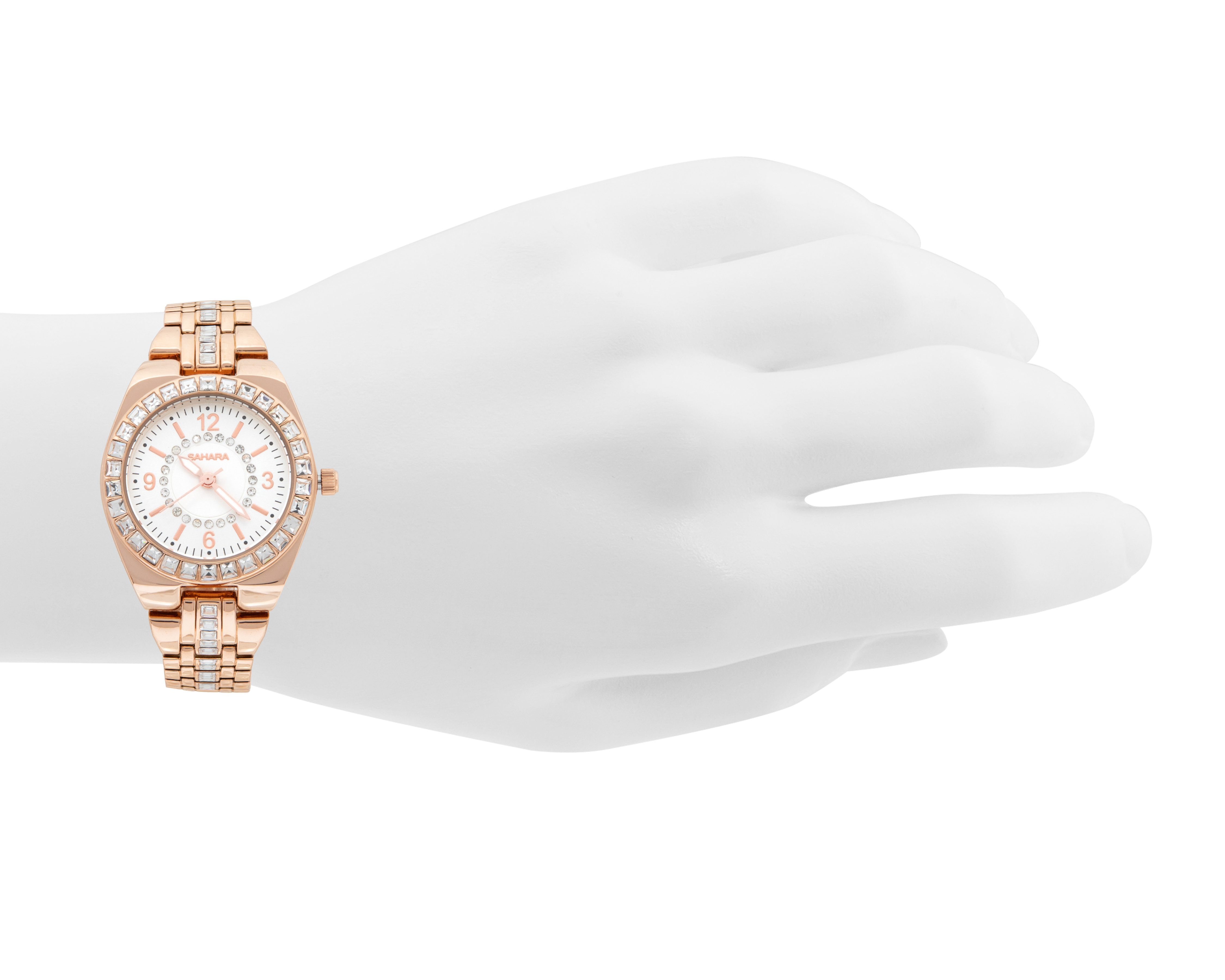 Foto 6 pulgar | Foto 5 | Reloj para Mujer Sahara 23001 Oro Rosa