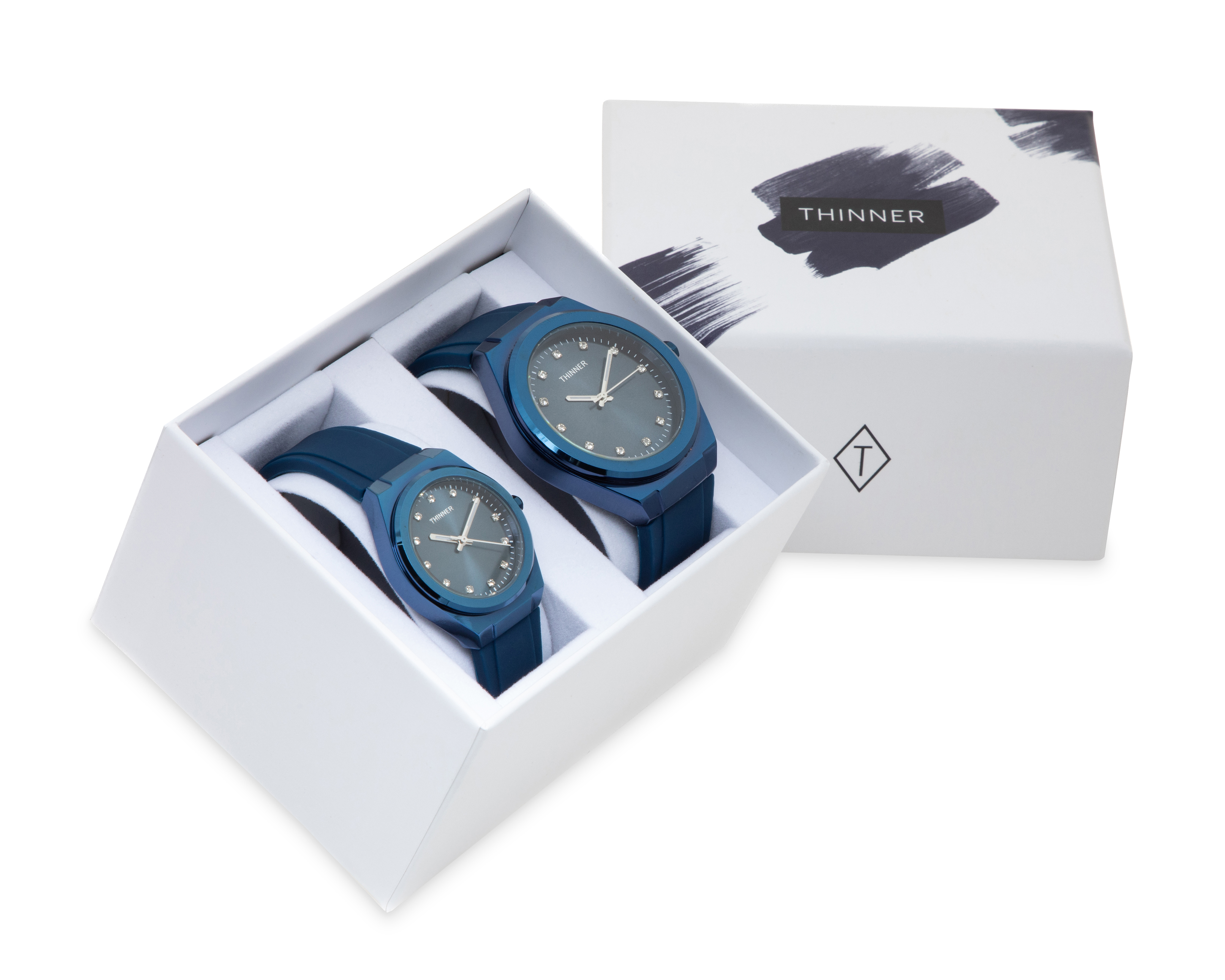 Foto 6 | Foto 6 | Reloj para Hombre Thinner WY23242A Azul 2 Piezas