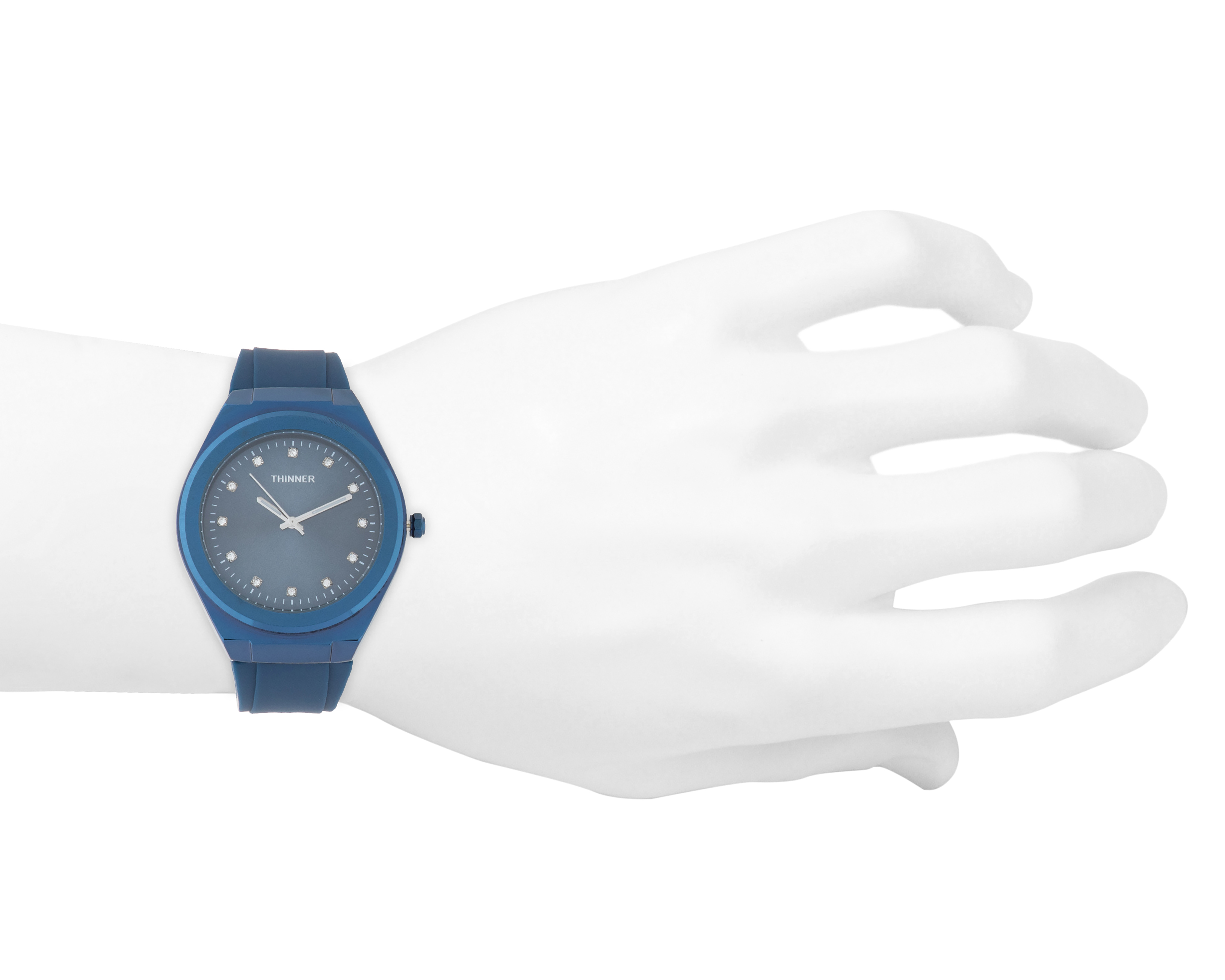 Foto 8 pulgar | Foto 7 | Reloj para Hombre Thinner WY23242A Azul 2 Piezas