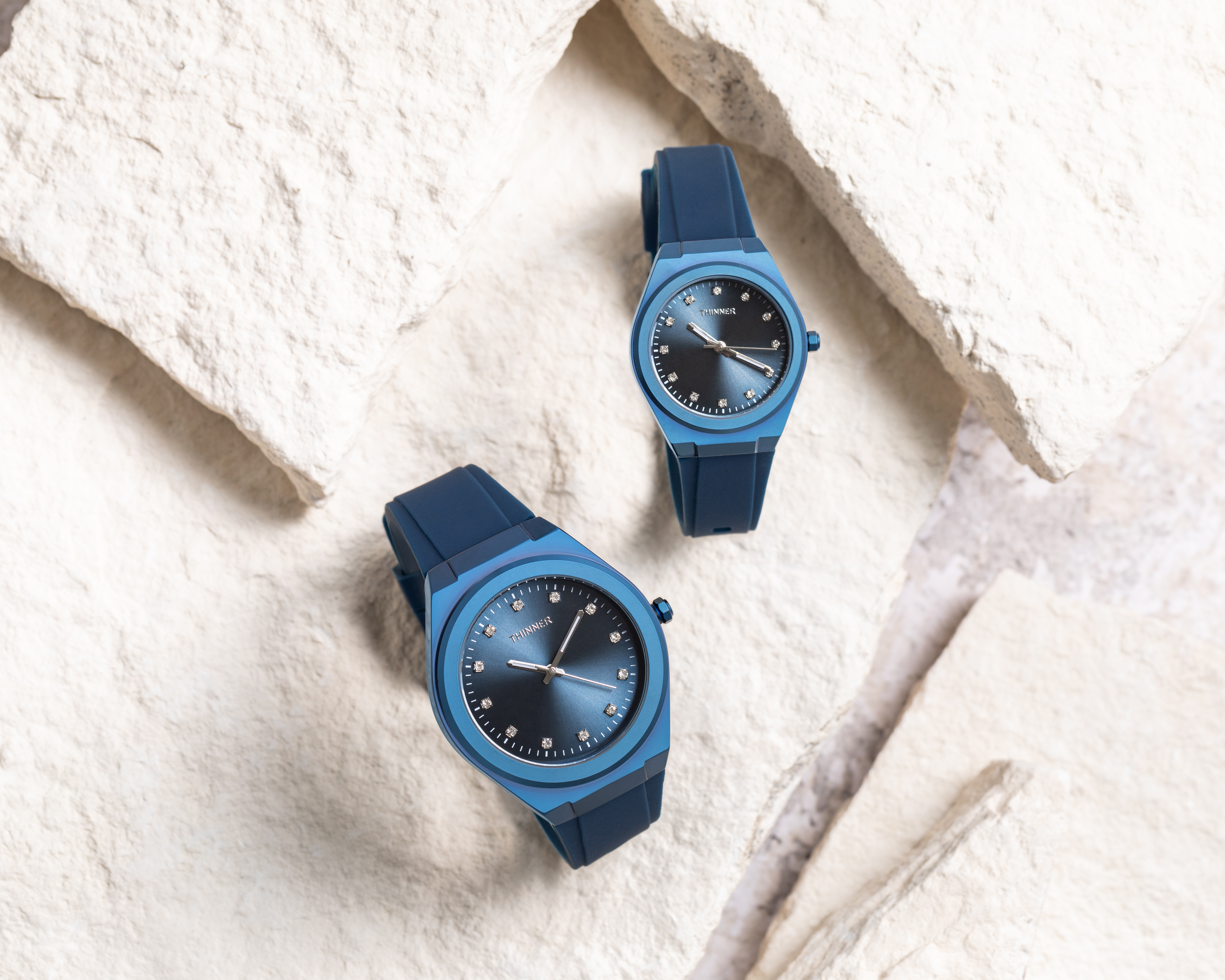 Foto 10 pulgar | Foto 9 | Reloj para Hombre Thinner WY23242A Azul 2 Piezas