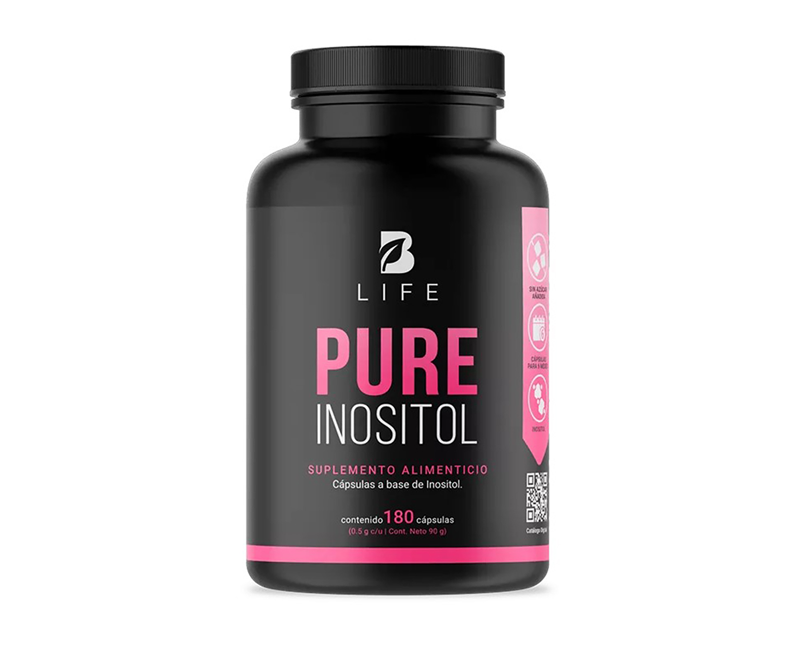 Suplemento Alimenticio B Life Inositol, Colágeno y Biotina 180 Cápsulas