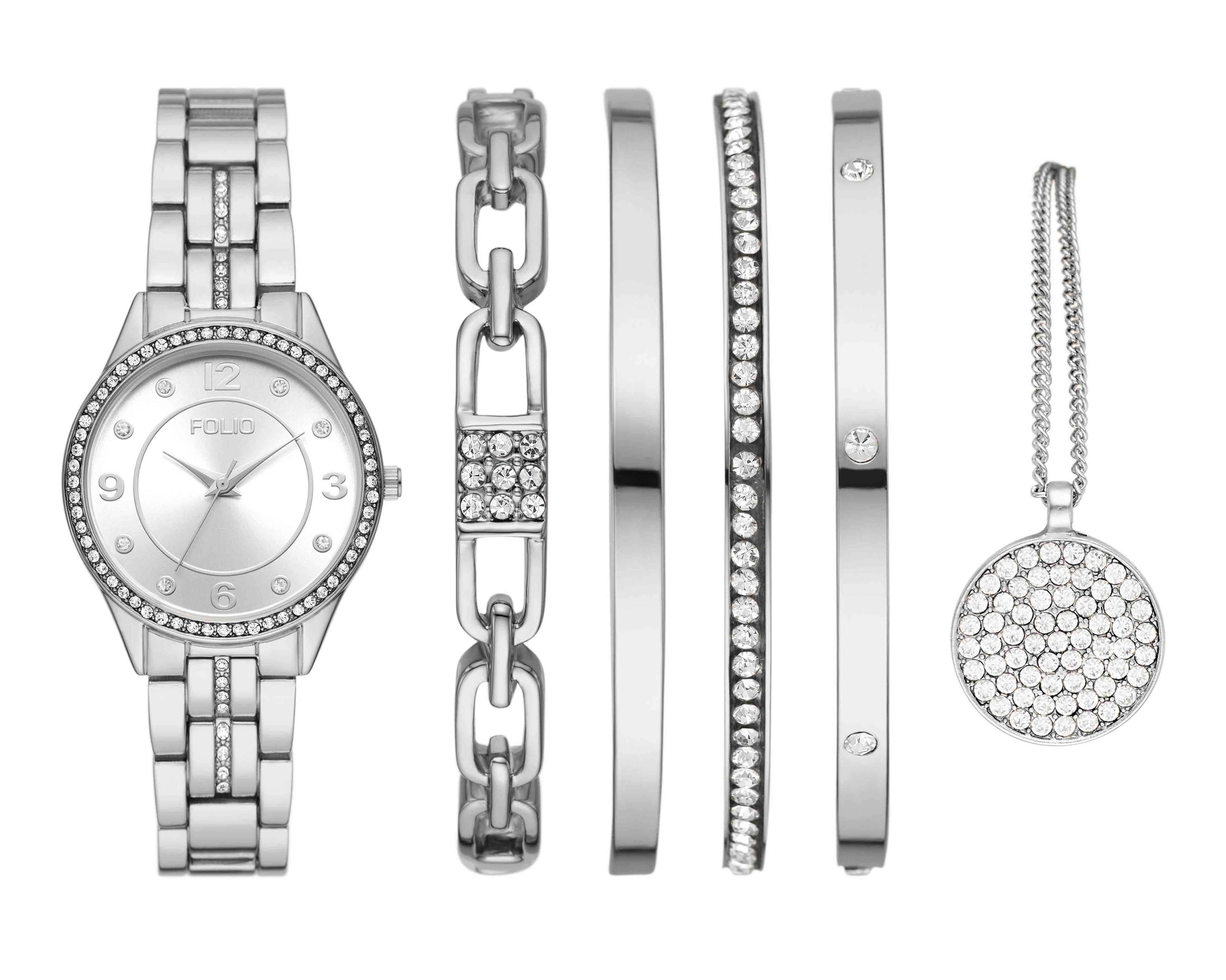 Reloj para Mujer Folio FMDFL2047 con 5 Accesorios