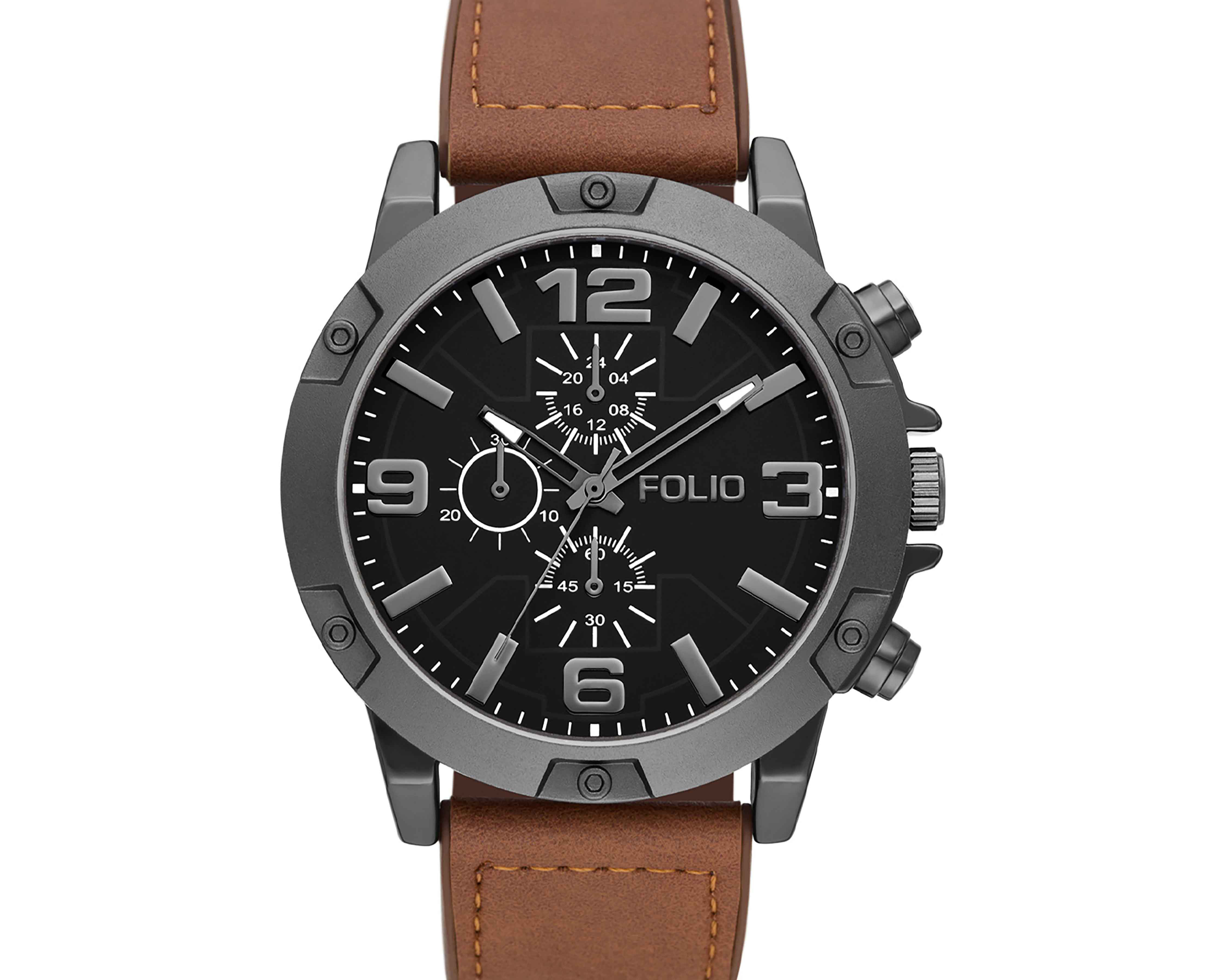 Foto 2 | Foto 2 | Reloj Folio Metal con 4 Accesorios