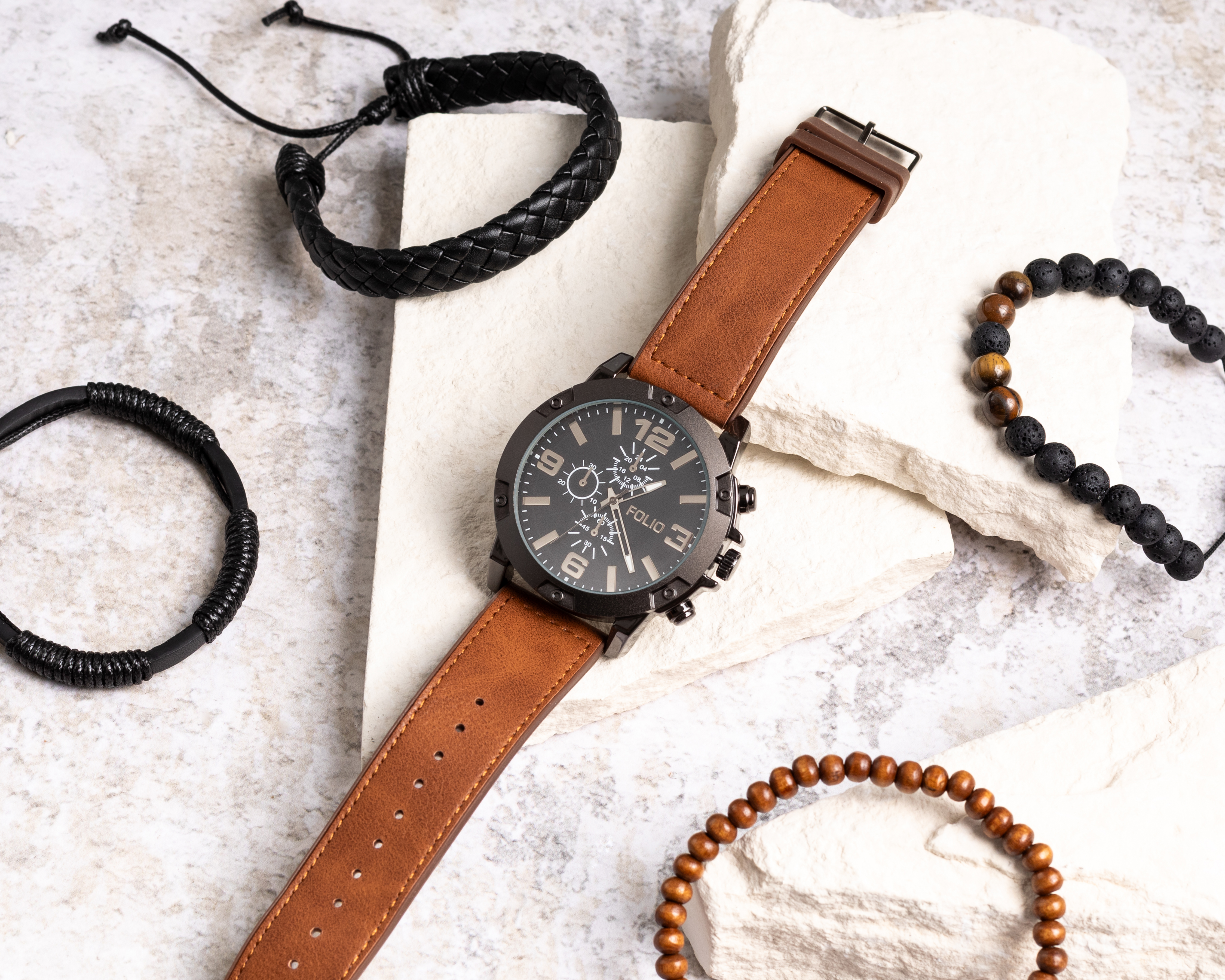 Foto 7 pulgar | Foto 6 | Reloj Folio Metal con 4 Accesorios