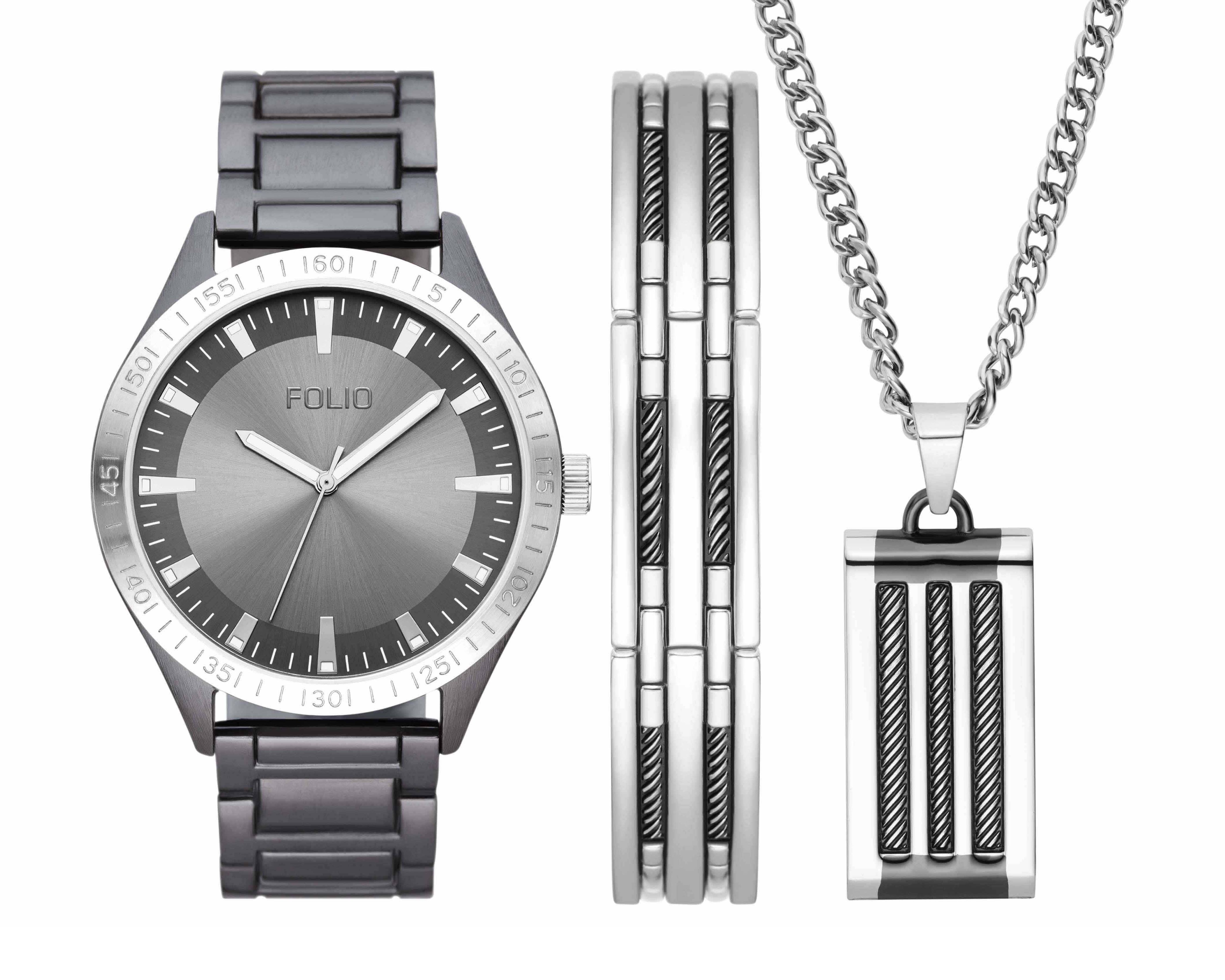 Foto 1 | Foto 1 | Reloj Folio FMDFL6043 con 2 Accesorios