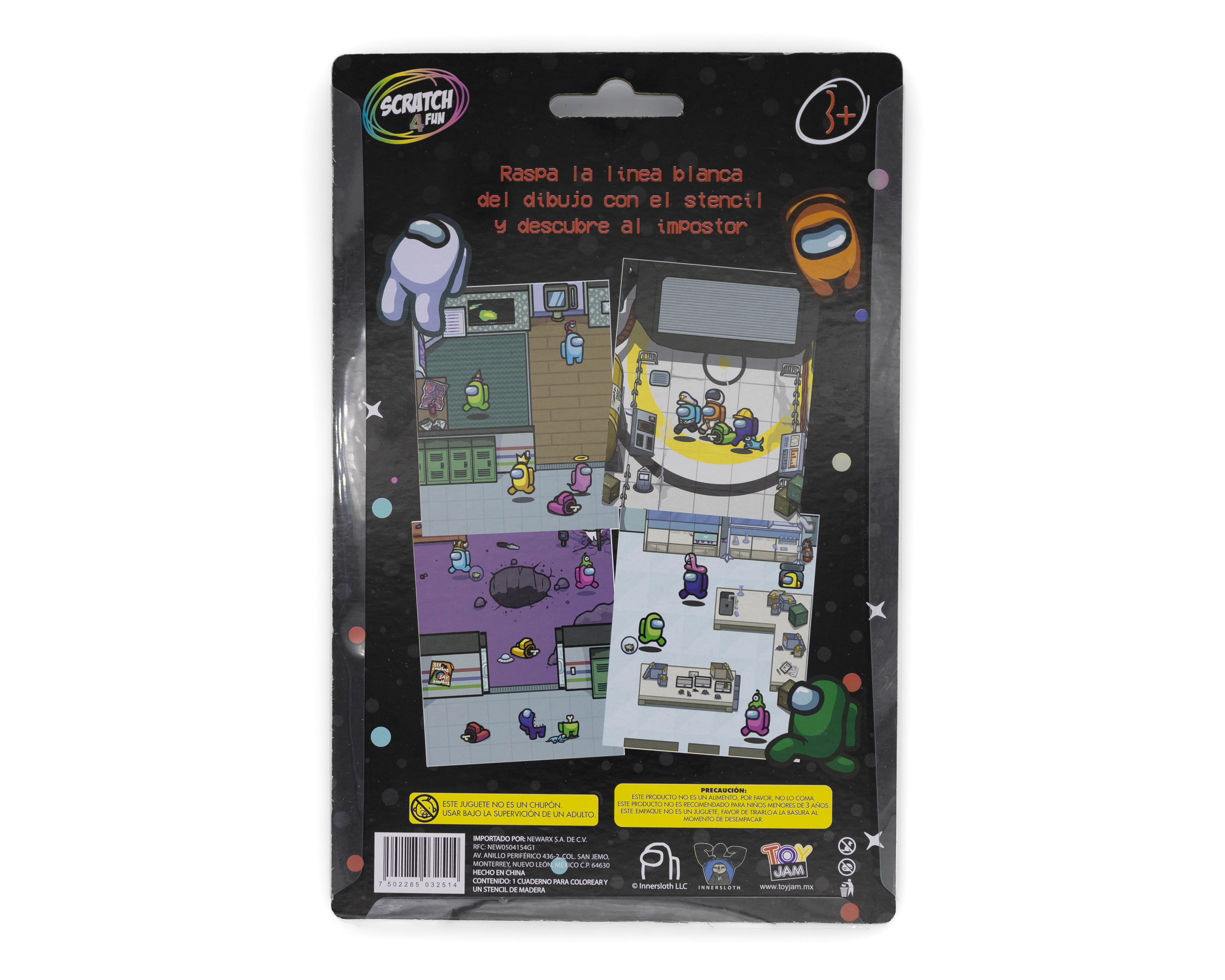 Foto 3 pulgar | Foto 2 | Cuaderno Scratch 4 Fun Raspa y Descubre Among Us