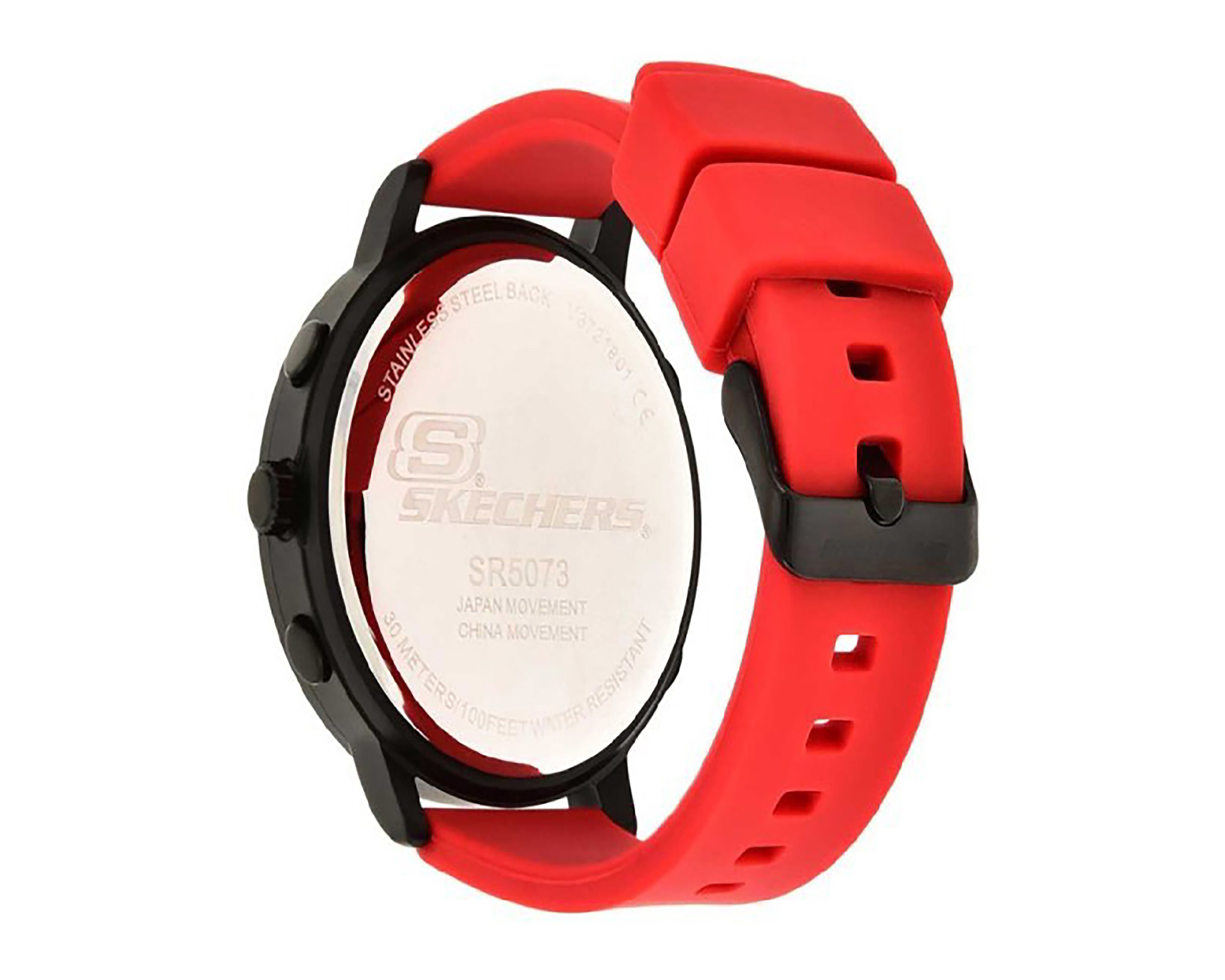 Foto 4 pulgar | Foto 3 | Reloj Skechers SR5073 Rojo