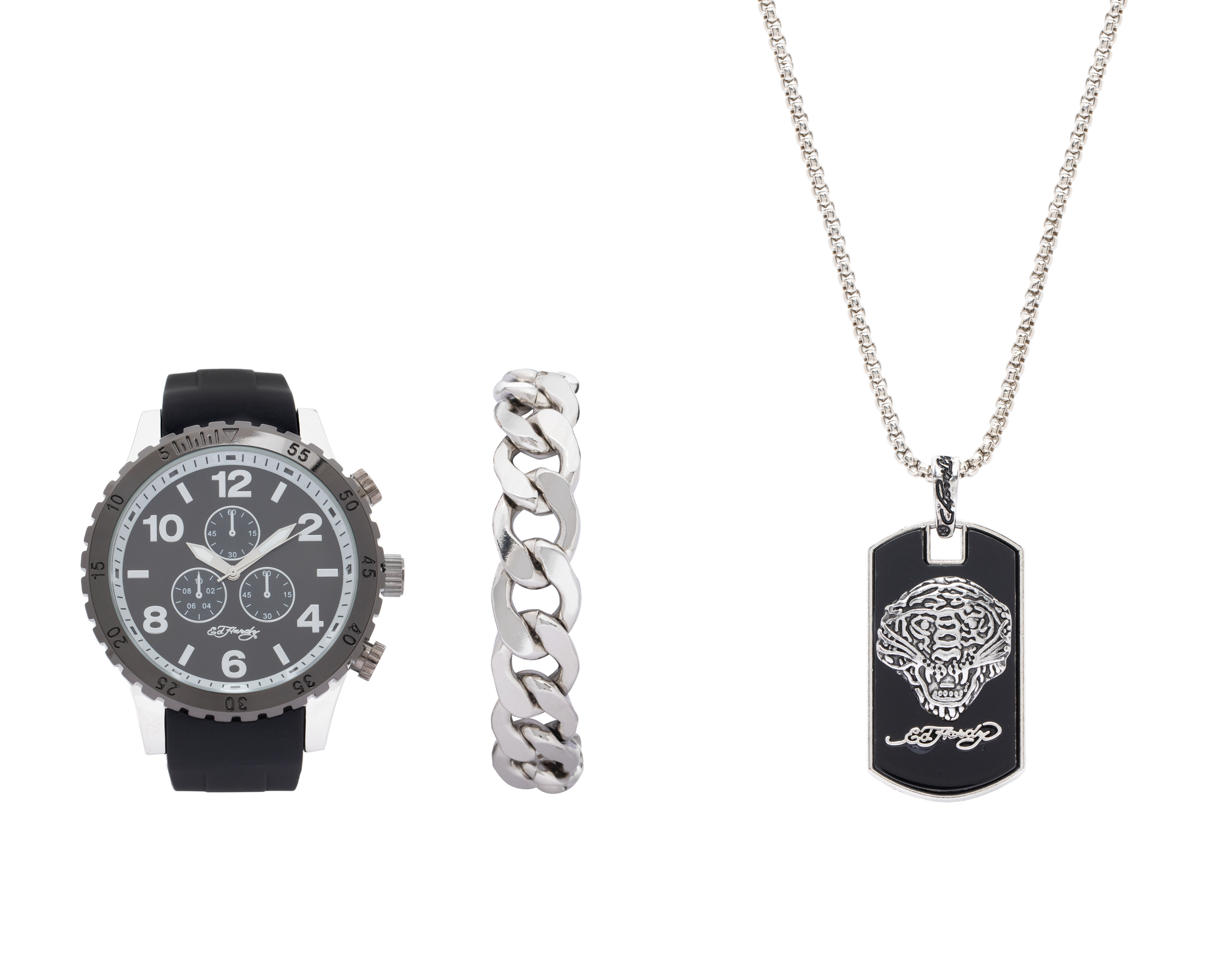 Reloj Ed Hardy 9749S-42-G02 con 2 Accesorios