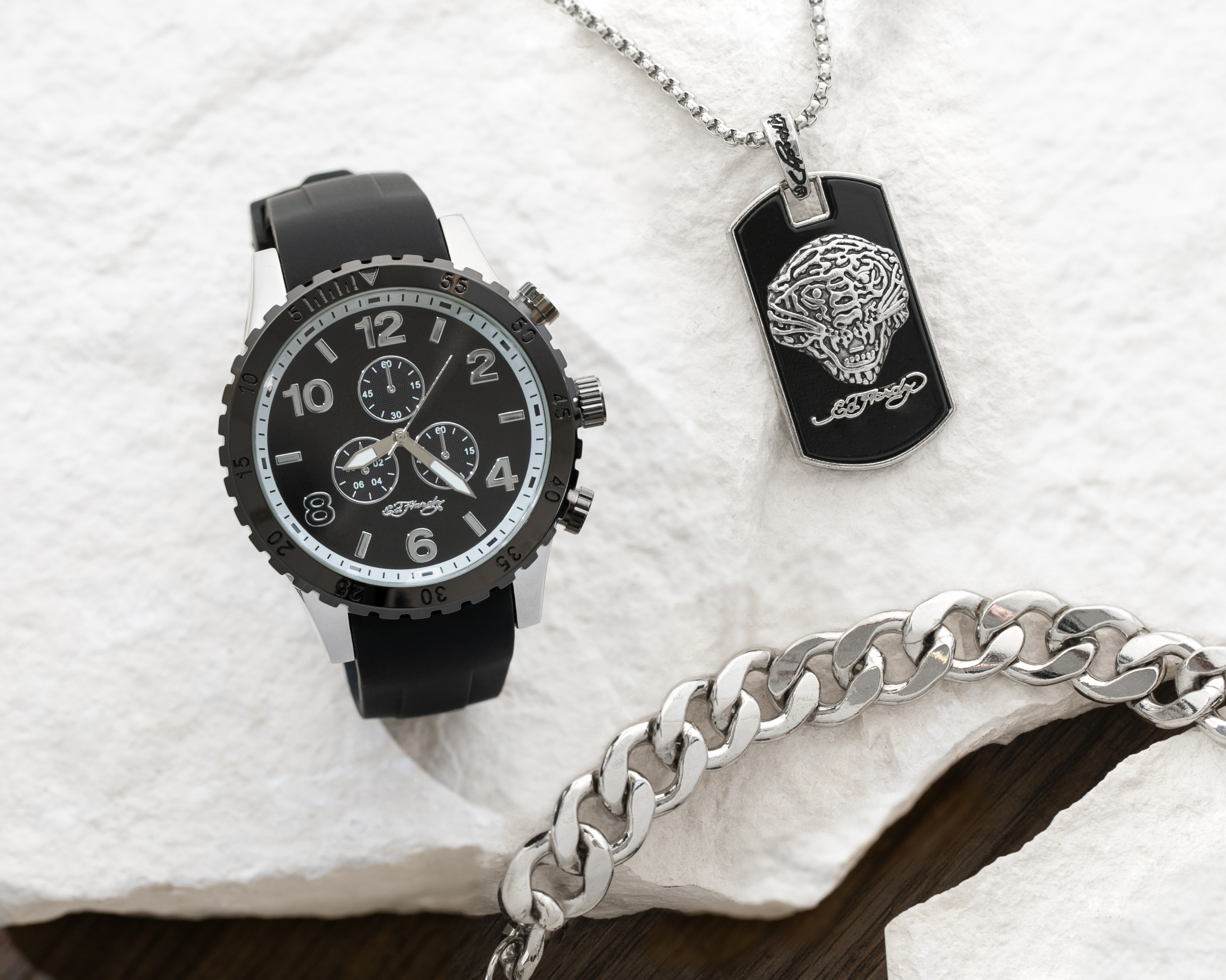 Foto 7 | Foto 7 | Reloj Ed Hardy 9749S-42-G02 con 2 Accesorios