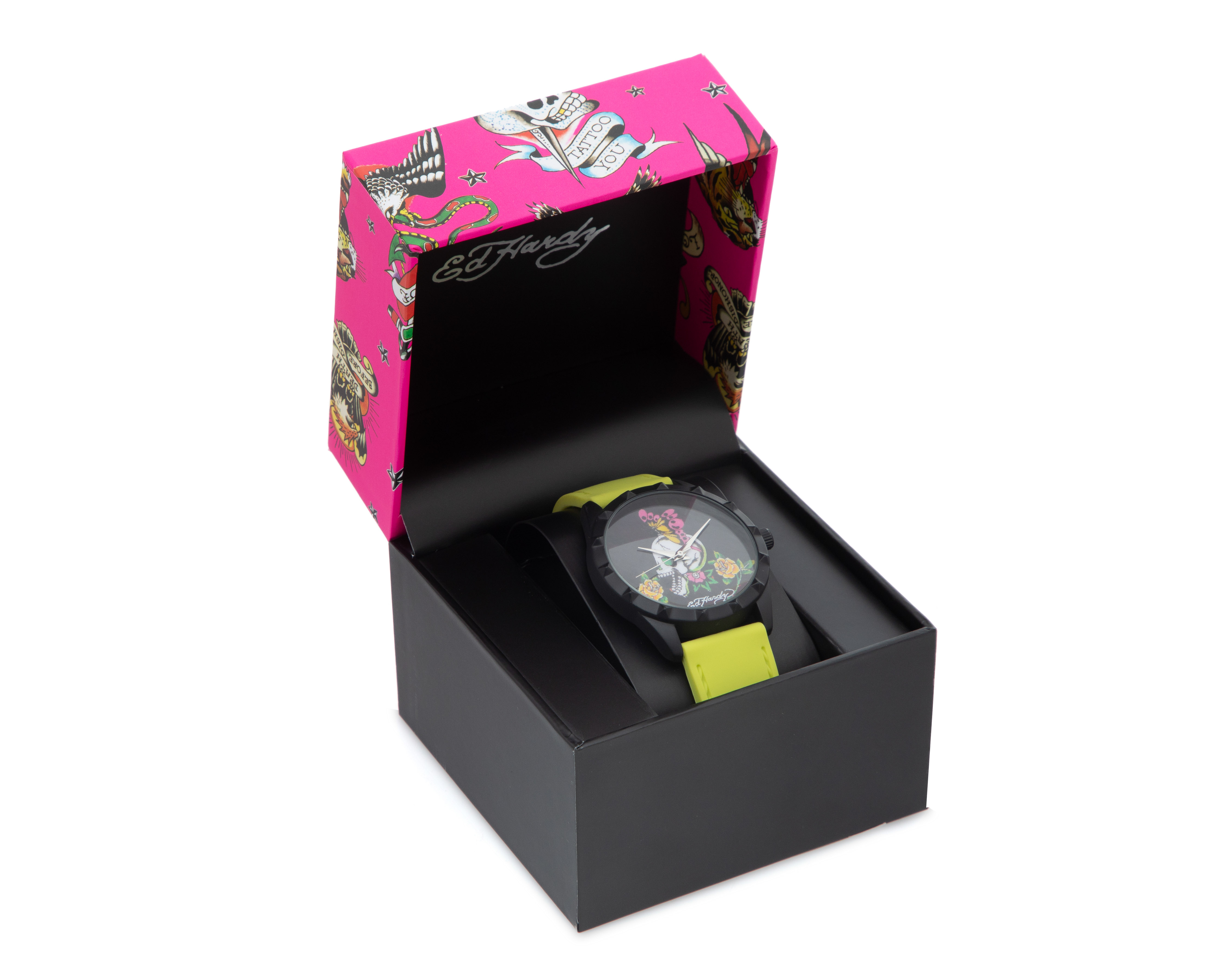Foto 5 pulgar | Foto 4 | Reloj Ed Hardy 15005B-42-G21 Verde
